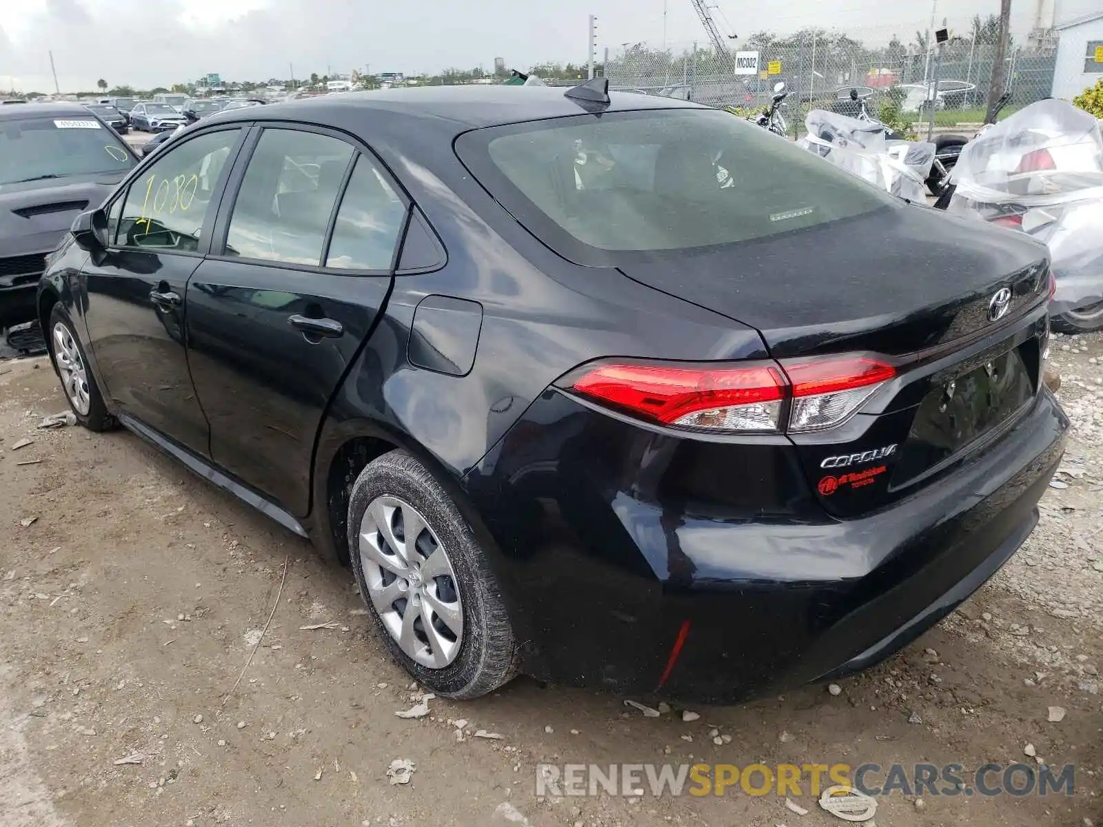 3 Photograph of a damaged car JTDEPMAE4MJ161406 TOYOTA COROLLA 2021