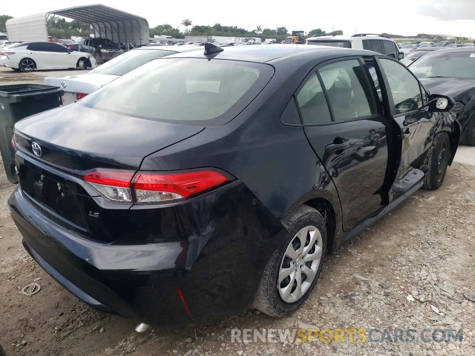 4 Photograph of a damaged car JTDEPMAE4MJ161406 TOYOTA COROLLA 2021