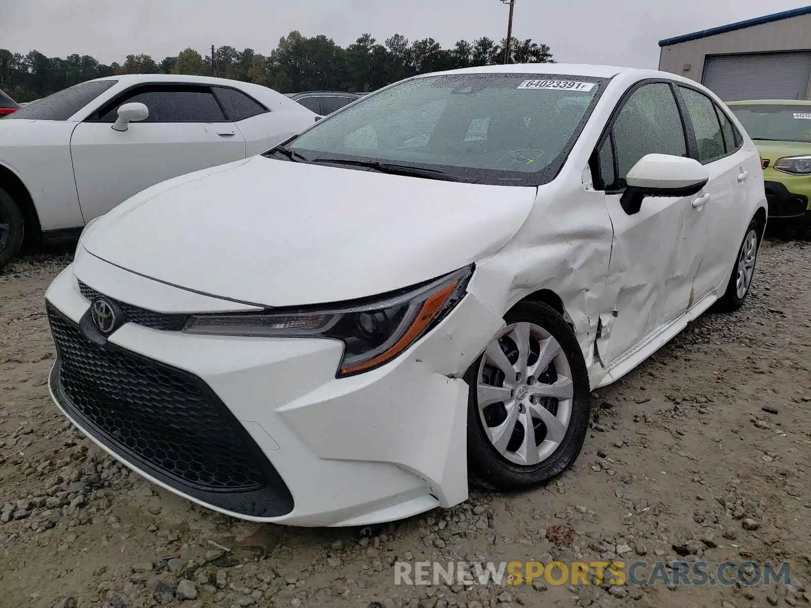 2 Photograph of a damaged car JTDEPMAE4MJ162507 TOYOTA COROLLA 2021