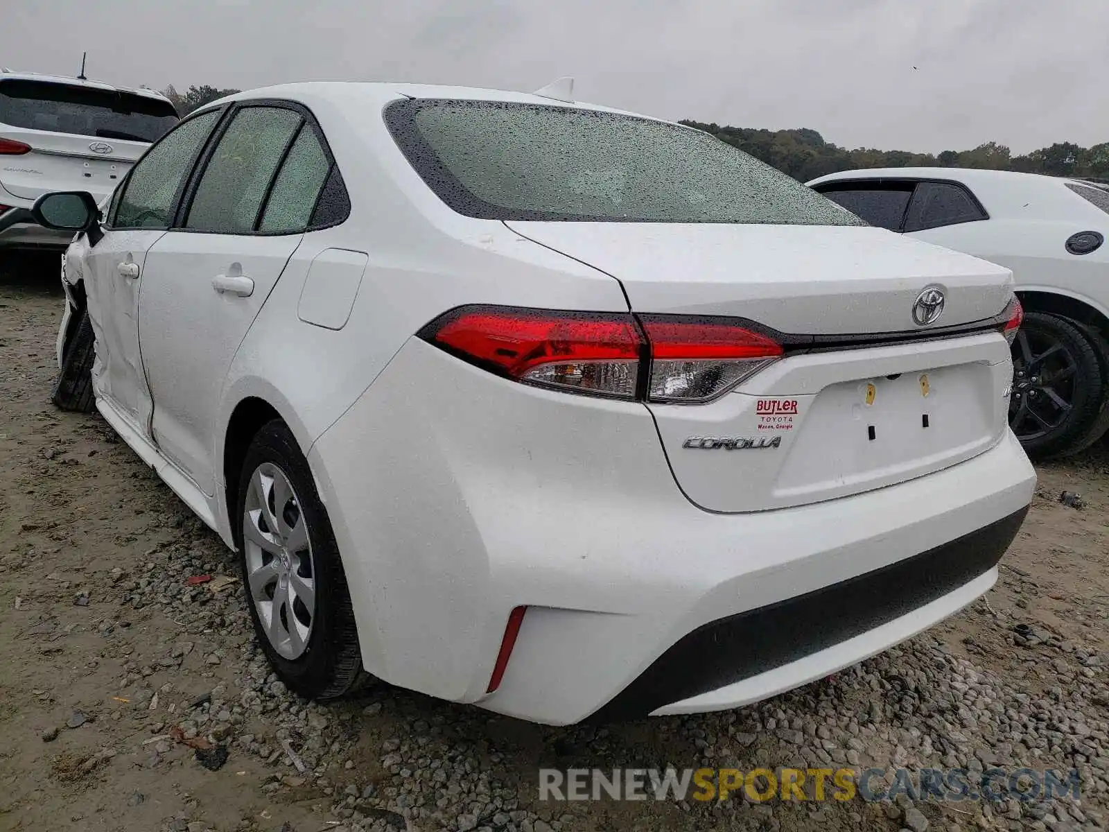 3 Photograph of a damaged car JTDEPMAE4MJ162507 TOYOTA COROLLA 2021