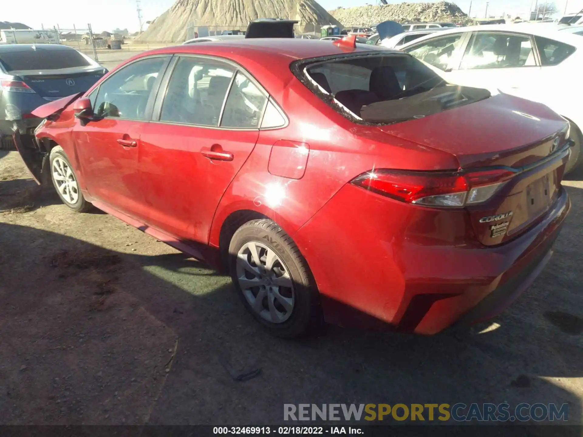 3 Photograph of a damaged car JTDEPMAE4MJ163382 TOYOTA COROLLA 2021