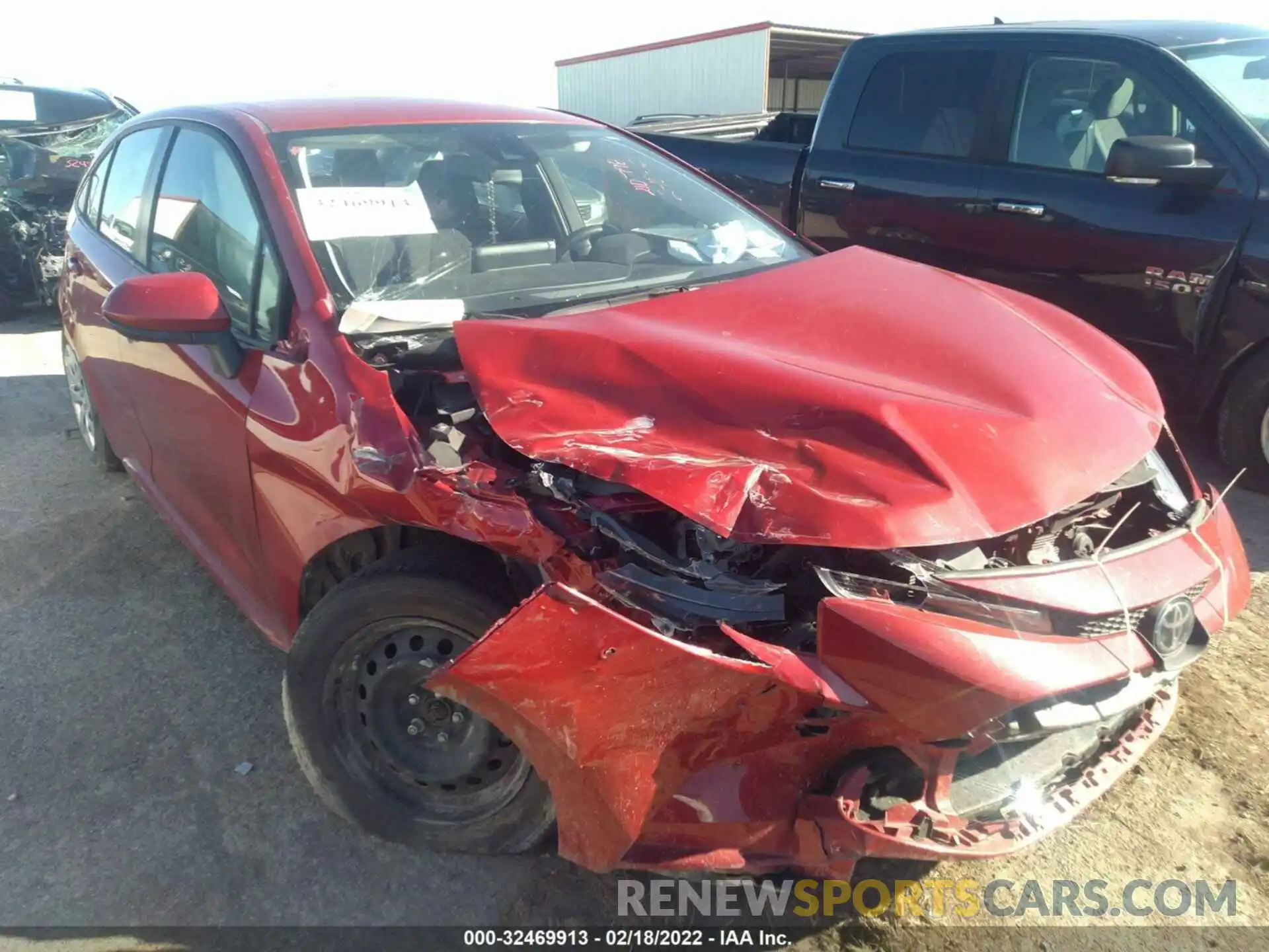 6 Photograph of a damaged car JTDEPMAE4MJ163382 TOYOTA COROLLA 2021