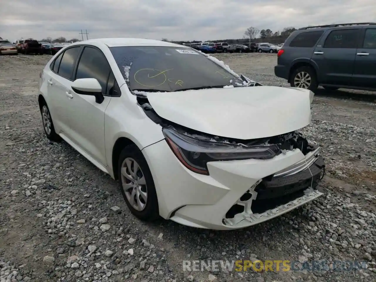 1 Photograph of a damaged car JTDEPMAE4MJ164922 TOYOTA COROLLA 2021