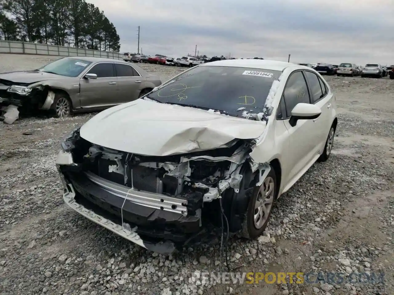 2 Photograph of a damaged car JTDEPMAE4MJ164922 TOYOTA COROLLA 2021