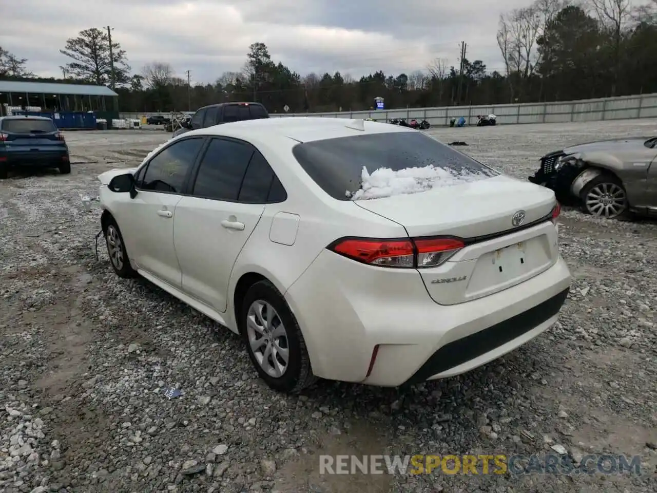 3 Photograph of a damaged car JTDEPMAE4MJ164922 TOYOTA COROLLA 2021