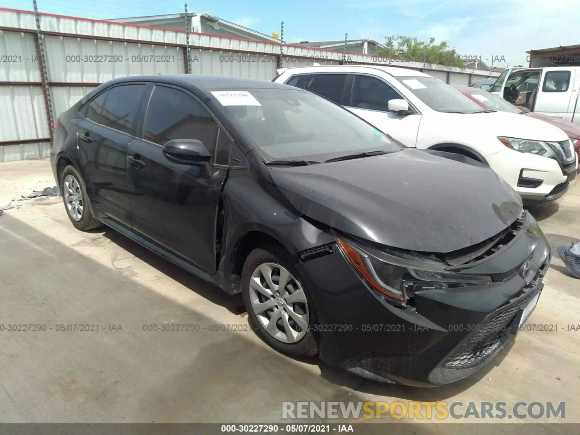 1 Photograph of a damaged car JTDEPMAE4MJ165620 TOYOTA COROLLA 2021