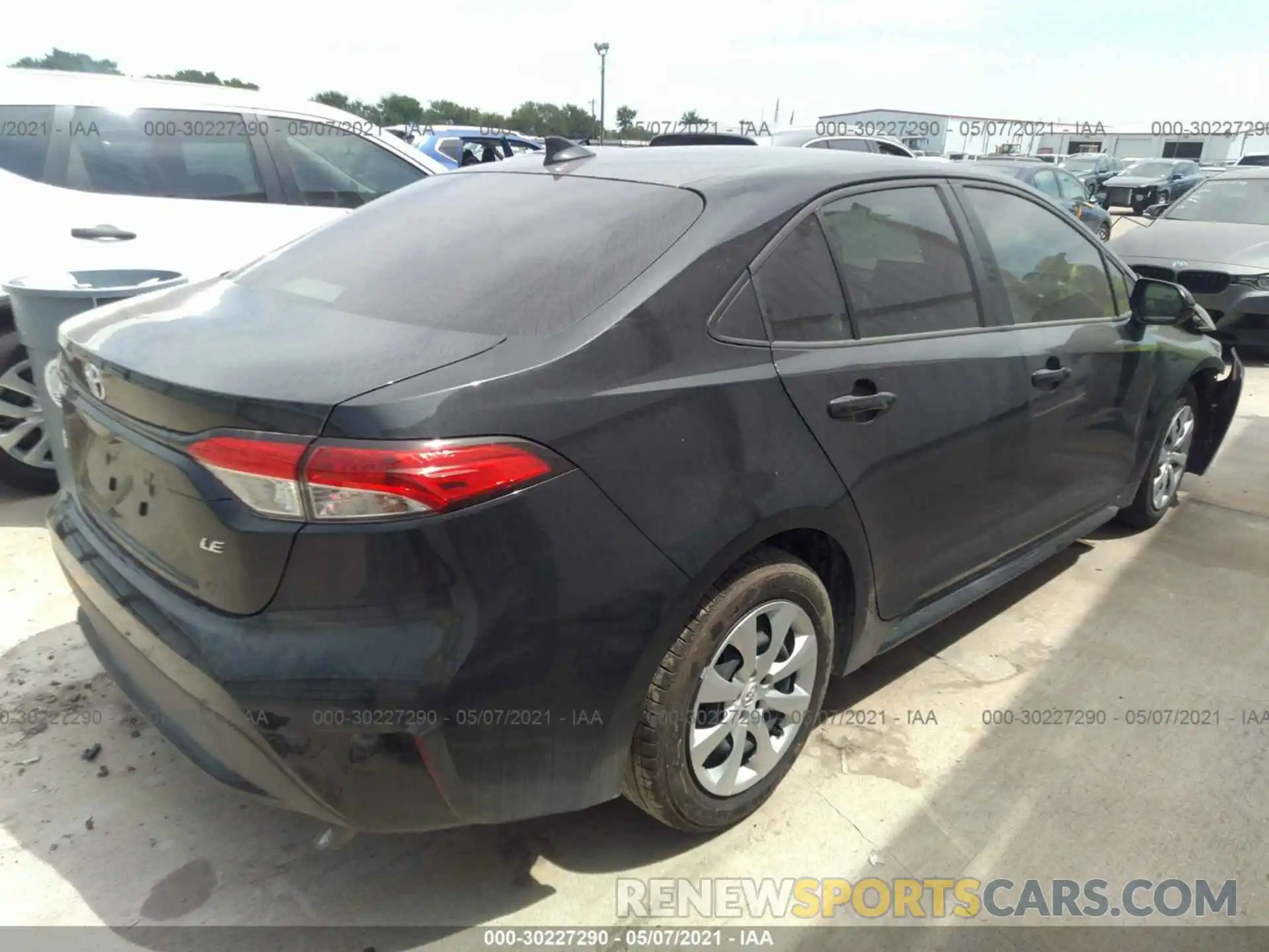 4 Photograph of a damaged car JTDEPMAE4MJ165620 TOYOTA COROLLA 2021