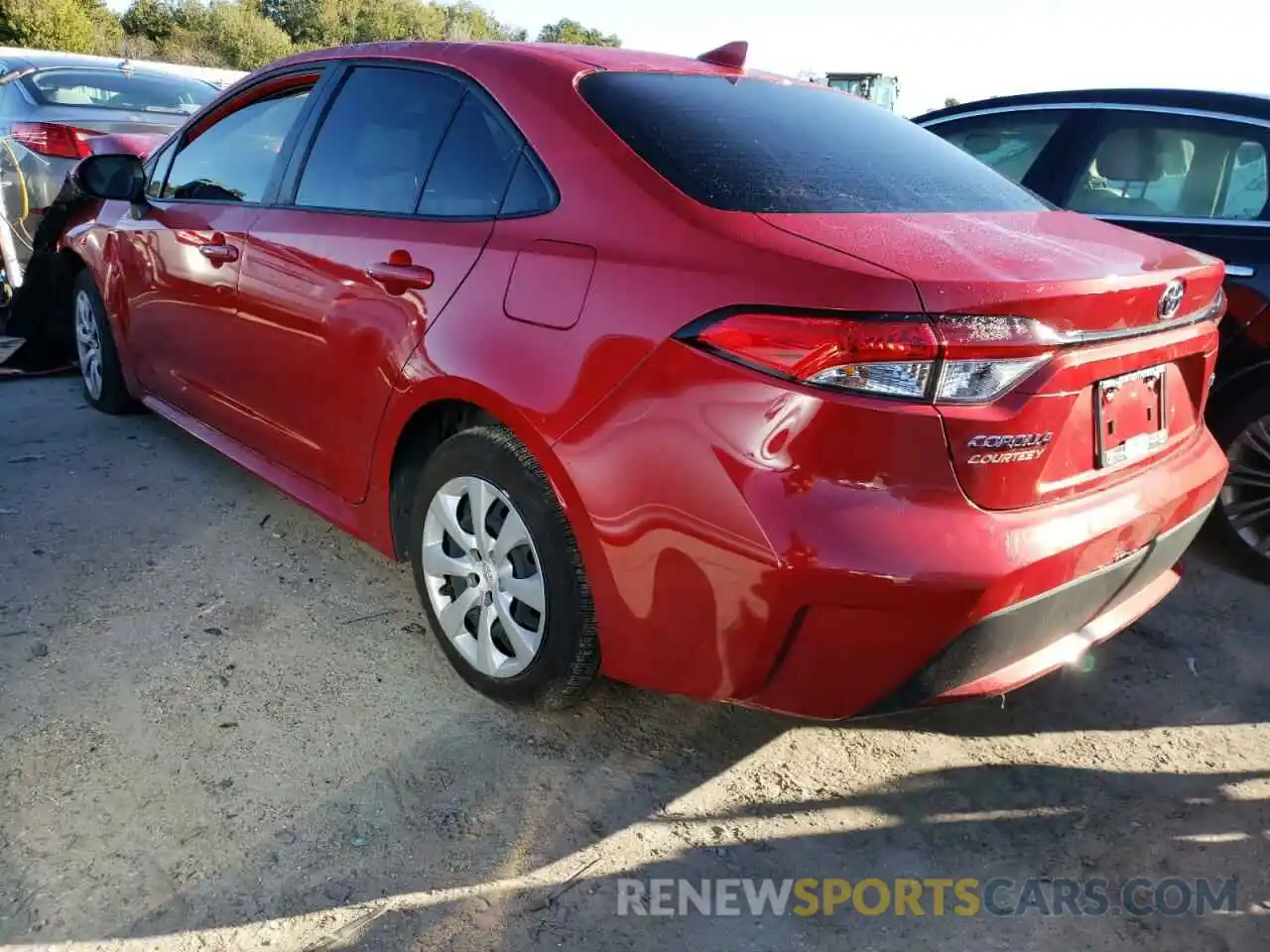 3 Photograph of a damaged car JTDEPMAE4MJ165875 TOYOTA COROLLA 2021