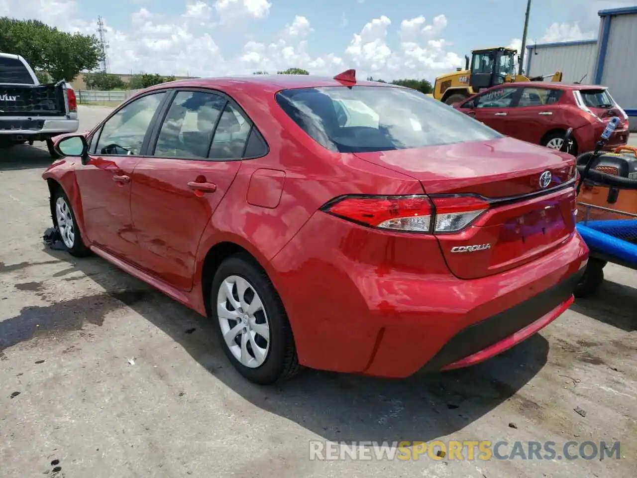 3 Photograph of a damaged car JTDEPMAE4MJ165939 TOYOTA COROLLA 2021