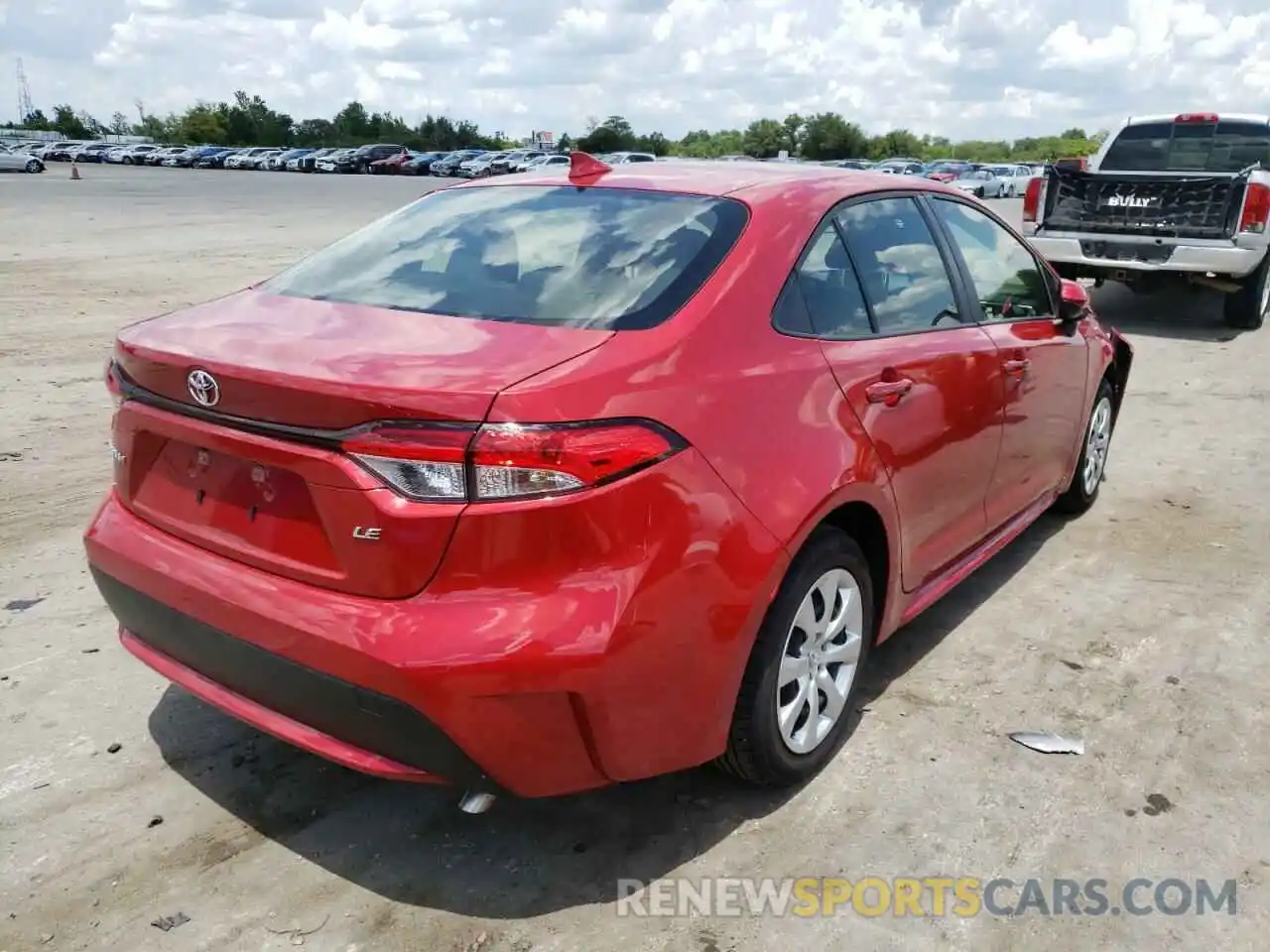 4 Photograph of a damaged car JTDEPMAE4MJ165939 TOYOTA COROLLA 2021