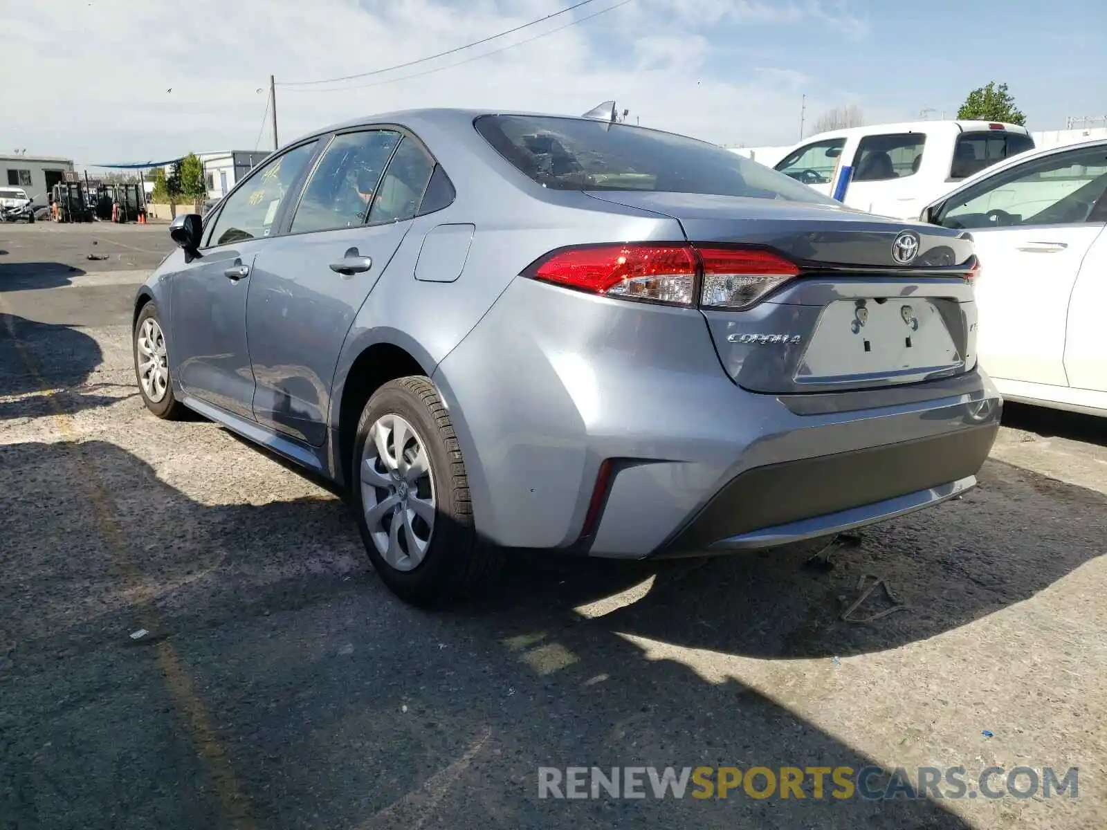 3 Photograph of a damaged car JTDEPMAE4MJ166685 TOYOTA COROLLA 2021