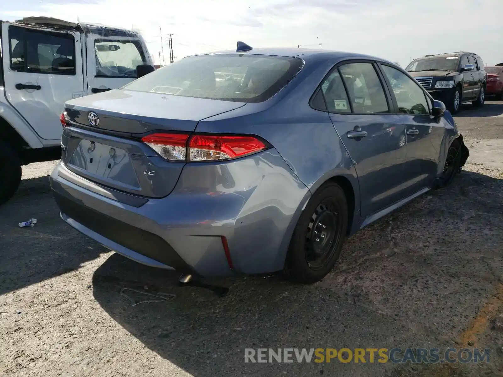 4 Photograph of a damaged car JTDEPMAE4MJ166685 TOYOTA COROLLA 2021