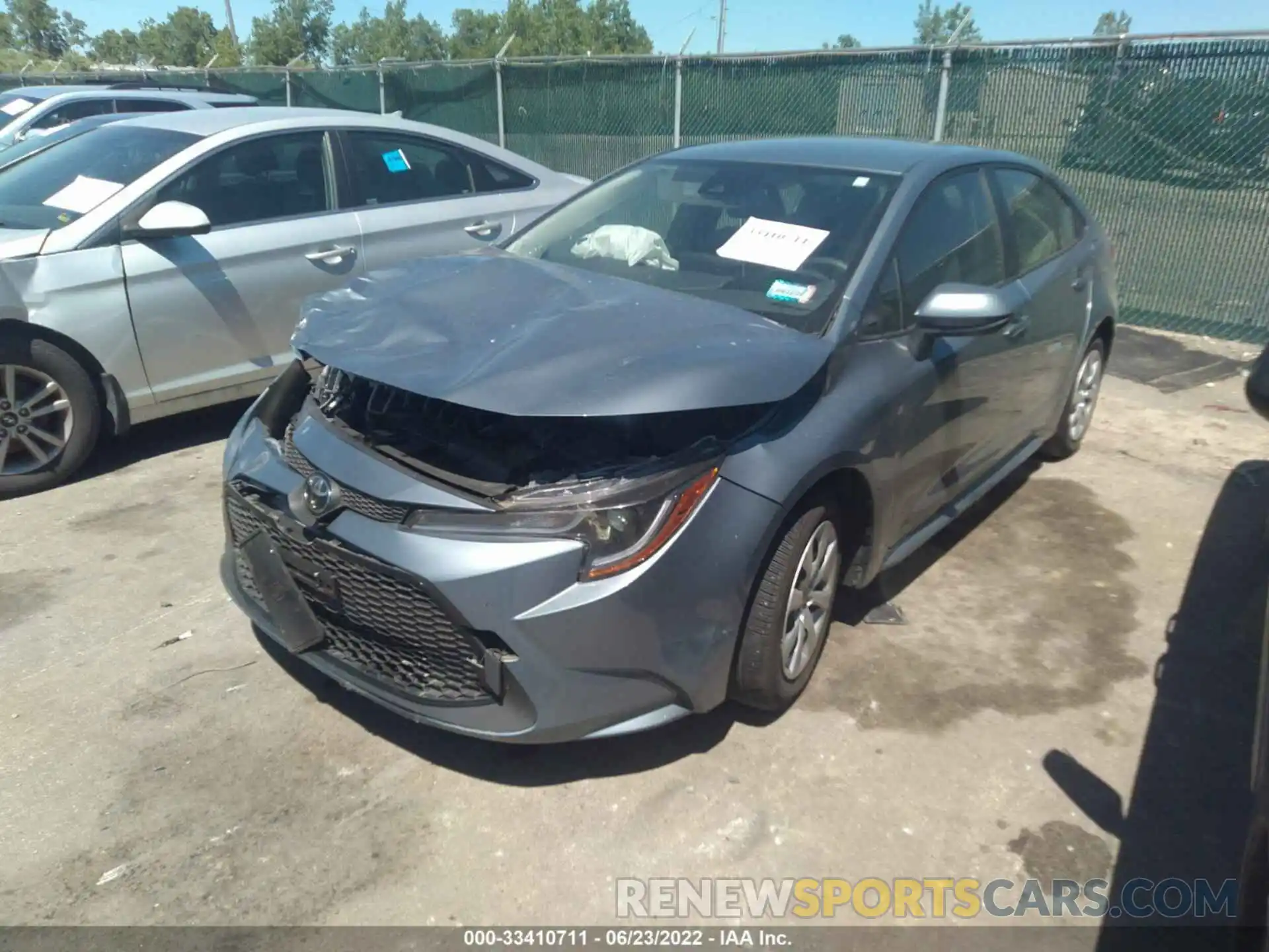 2 Photograph of a damaged car JTDEPMAE4MJ167125 TOYOTA COROLLA 2021