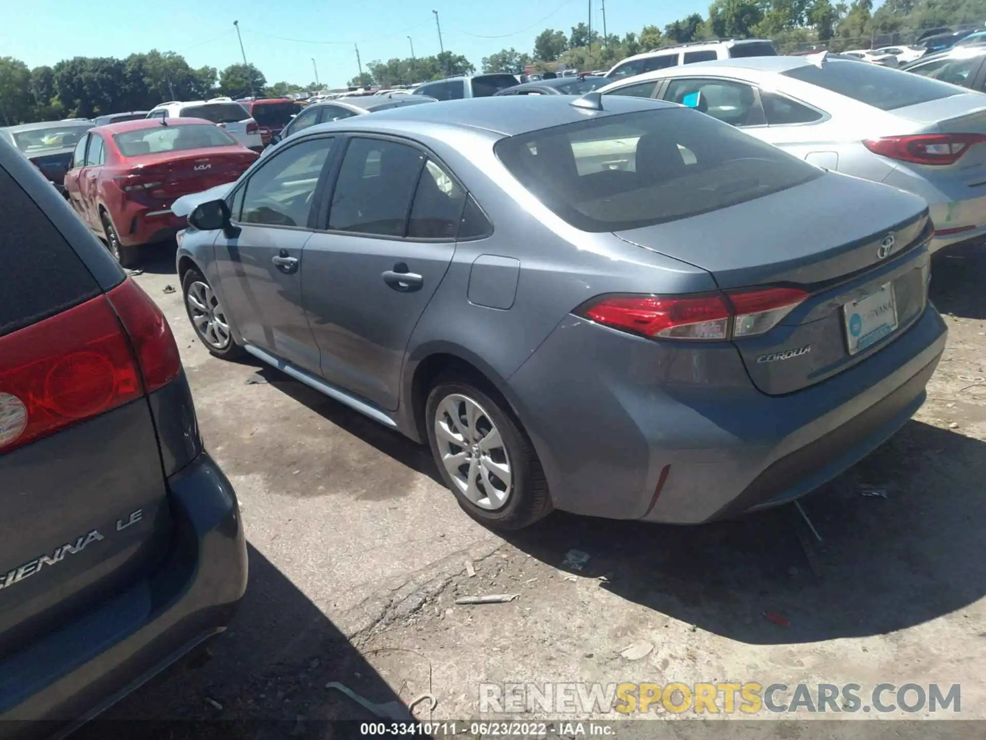 3 Photograph of a damaged car JTDEPMAE4MJ167125 TOYOTA COROLLA 2021