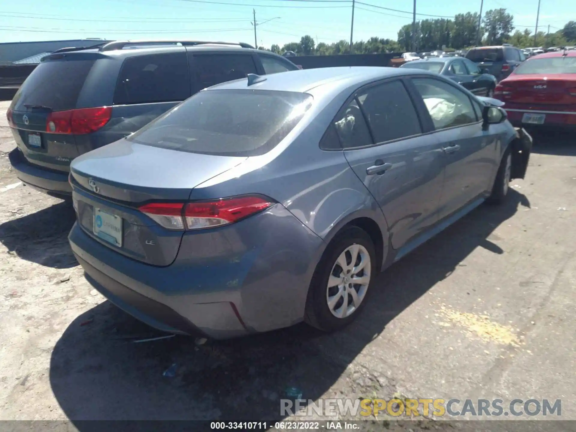 4 Photograph of a damaged car JTDEPMAE4MJ167125 TOYOTA COROLLA 2021