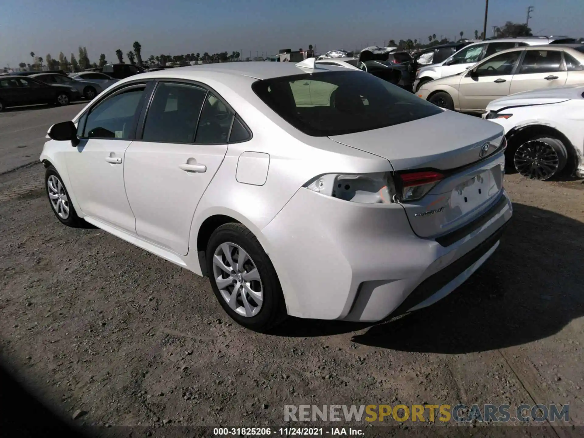 3 Photograph of a damaged car JTDEPMAE4MJ167626 TOYOTA COROLLA 2021