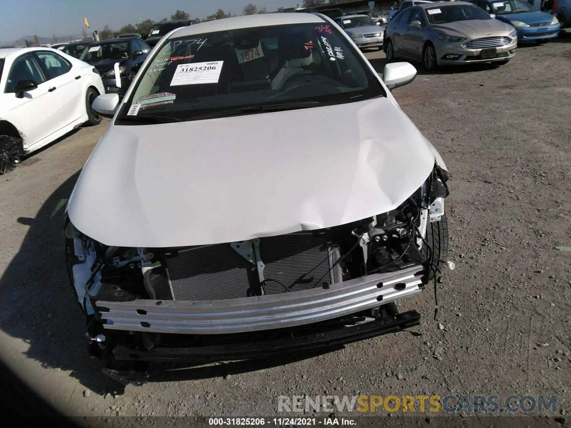 6 Photograph of a damaged car JTDEPMAE4MJ167626 TOYOTA COROLLA 2021