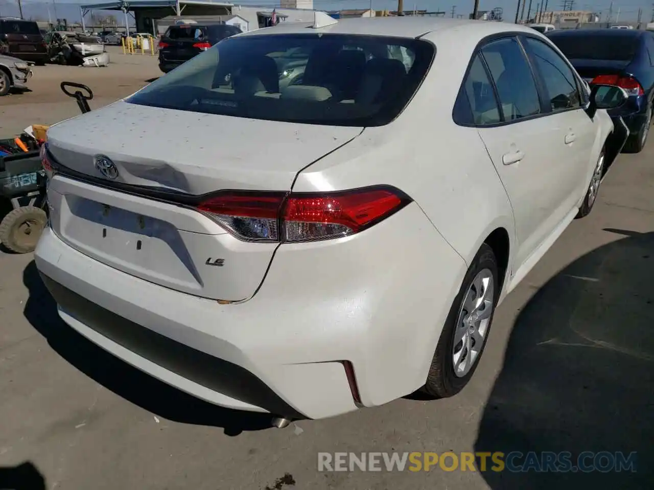 4 Photograph of a damaged car JTDEPMAE4MJ168629 TOYOTA COROLLA 2021