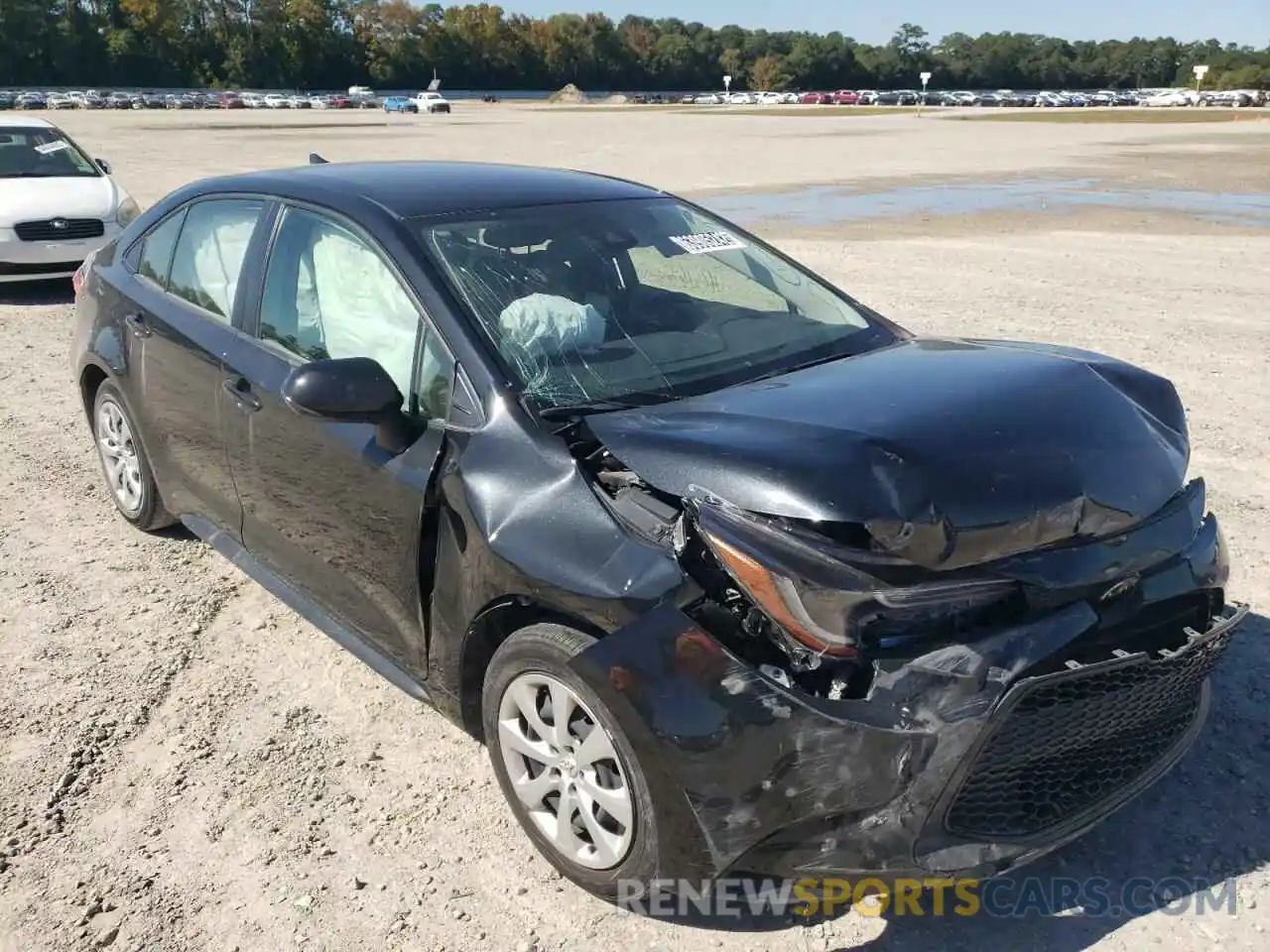 1 Photograph of a damaged car JTDEPMAE4MJ170171 TOYOTA COROLLA 2021