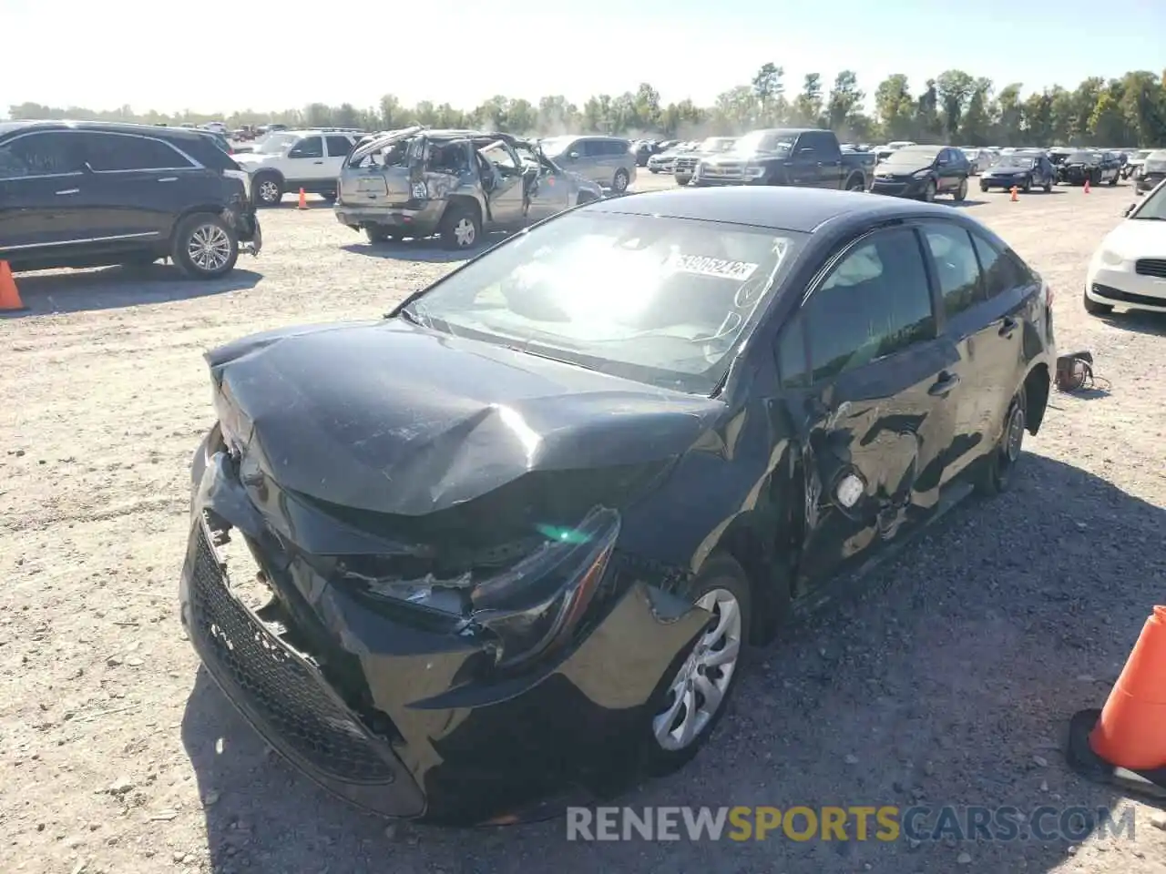 2 Photograph of a damaged car JTDEPMAE4MJ170171 TOYOTA COROLLA 2021