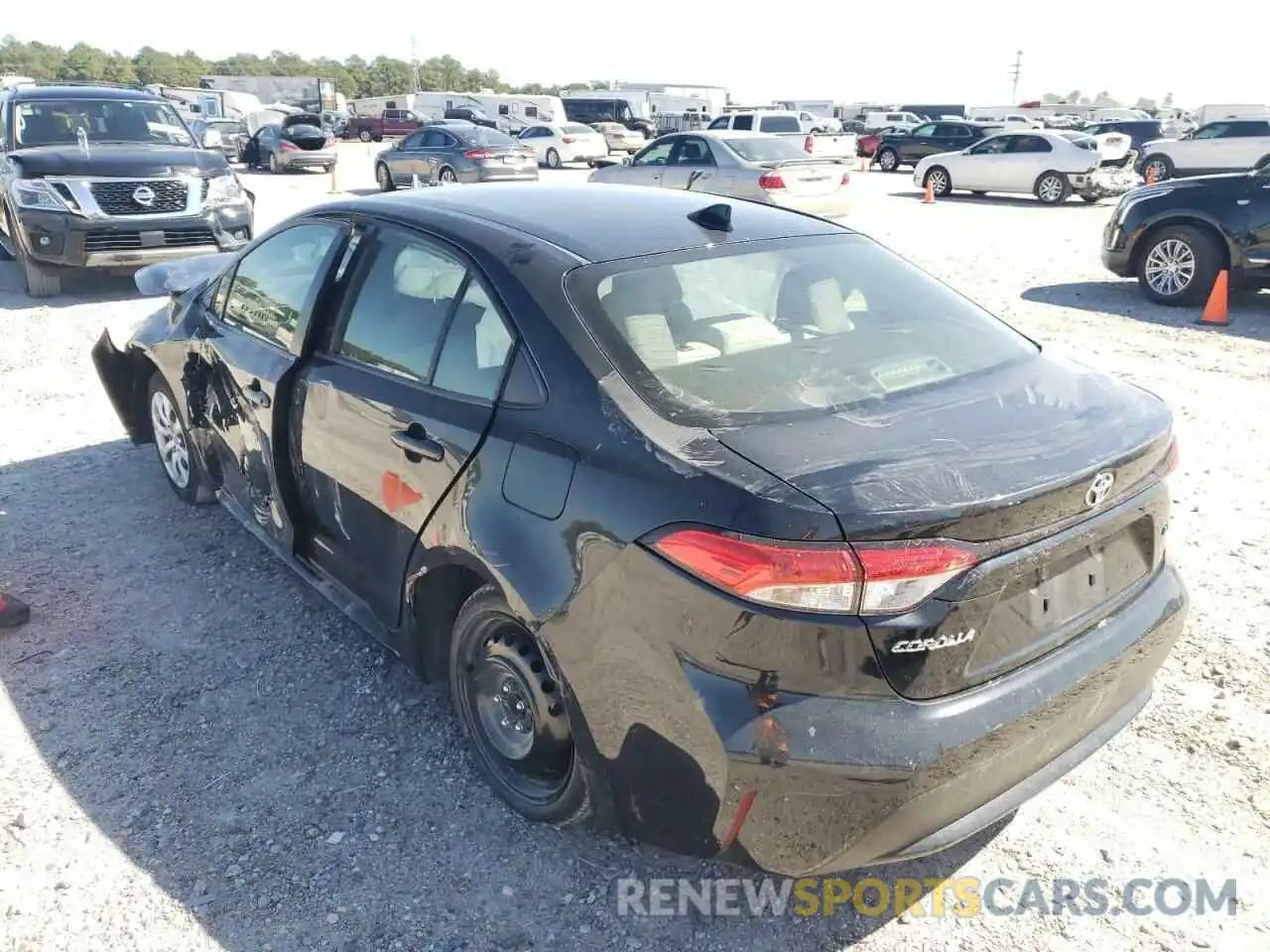 3 Photograph of a damaged car JTDEPMAE4MJ170171 TOYOTA COROLLA 2021