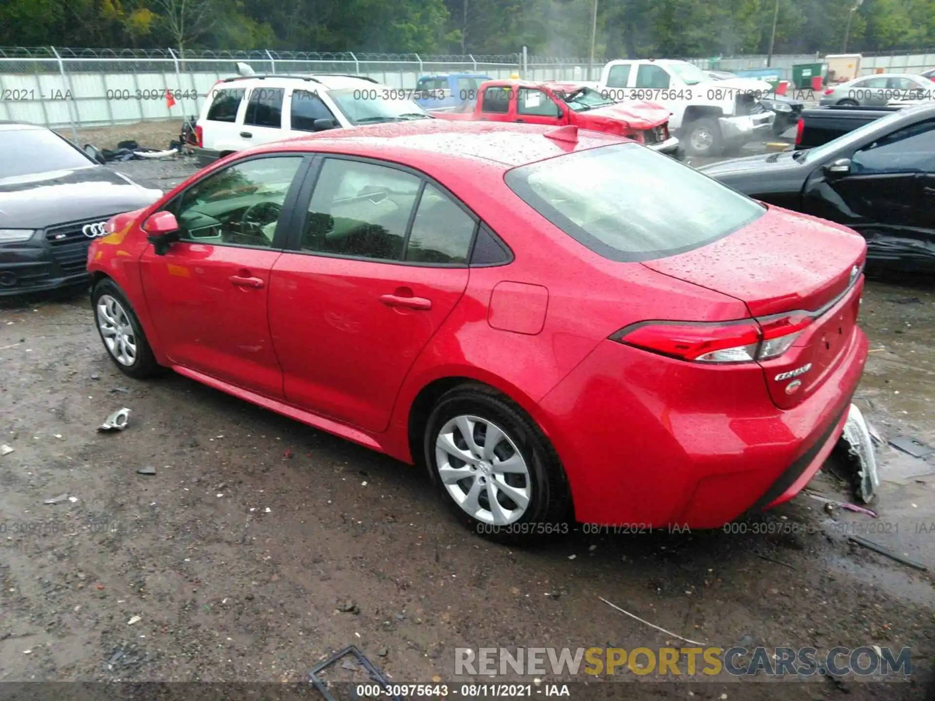 3 Photograph of a damaged car JTDEPMAE4MJ170543 TOYOTA COROLLA 2021