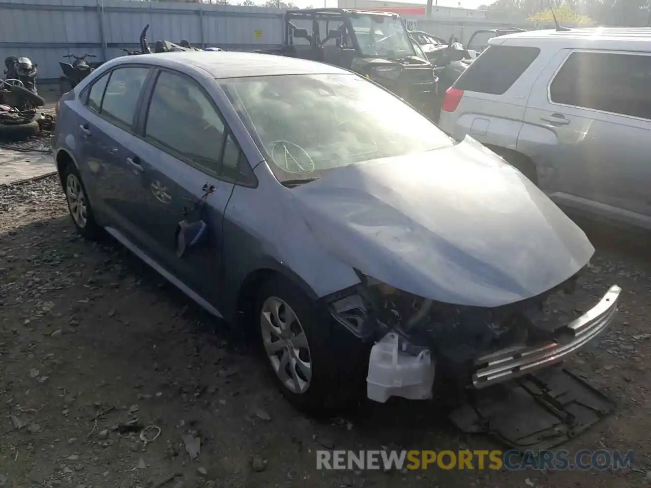 1 Photograph of a damaged car JTDEPMAE4MJ171207 TOYOTA COROLLA 2021