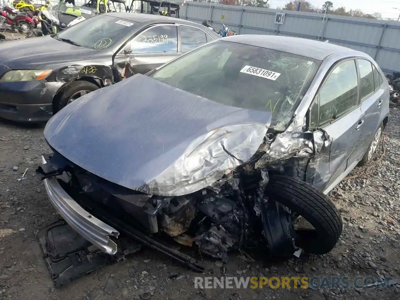 2 Photograph of a damaged car JTDEPMAE4MJ171207 TOYOTA COROLLA 2021