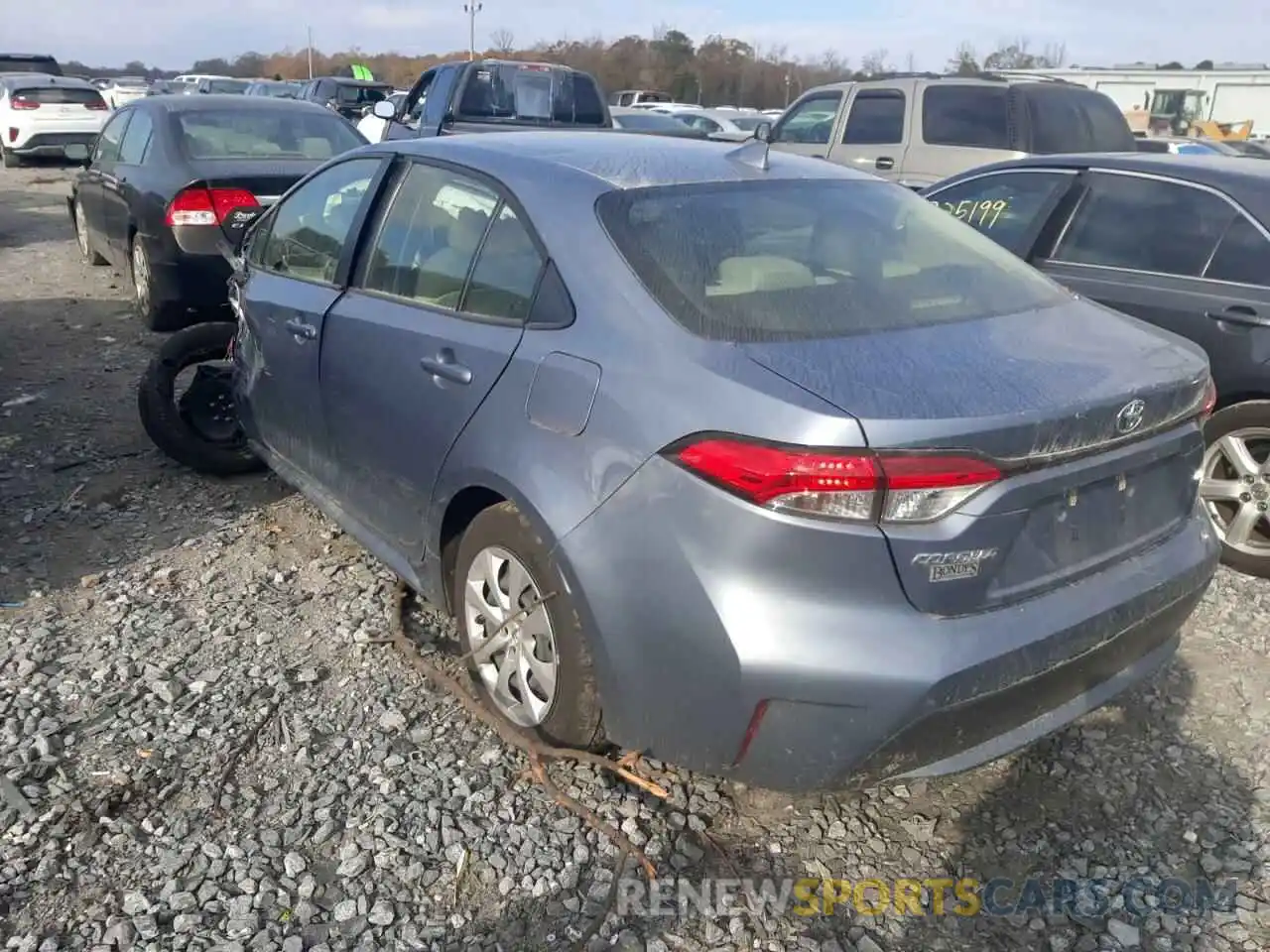 3 Photograph of a damaged car JTDEPMAE4MJ171207 TOYOTA COROLLA 2021