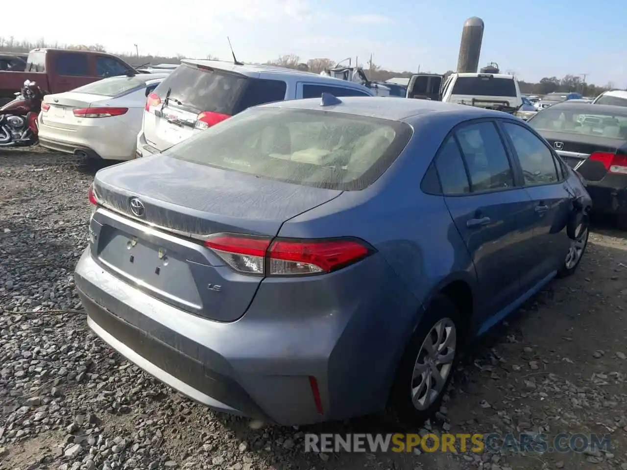 4 Photograph of a damaged car JTDEPMAE4MJ171207 TOYOTA COROLLA 2021