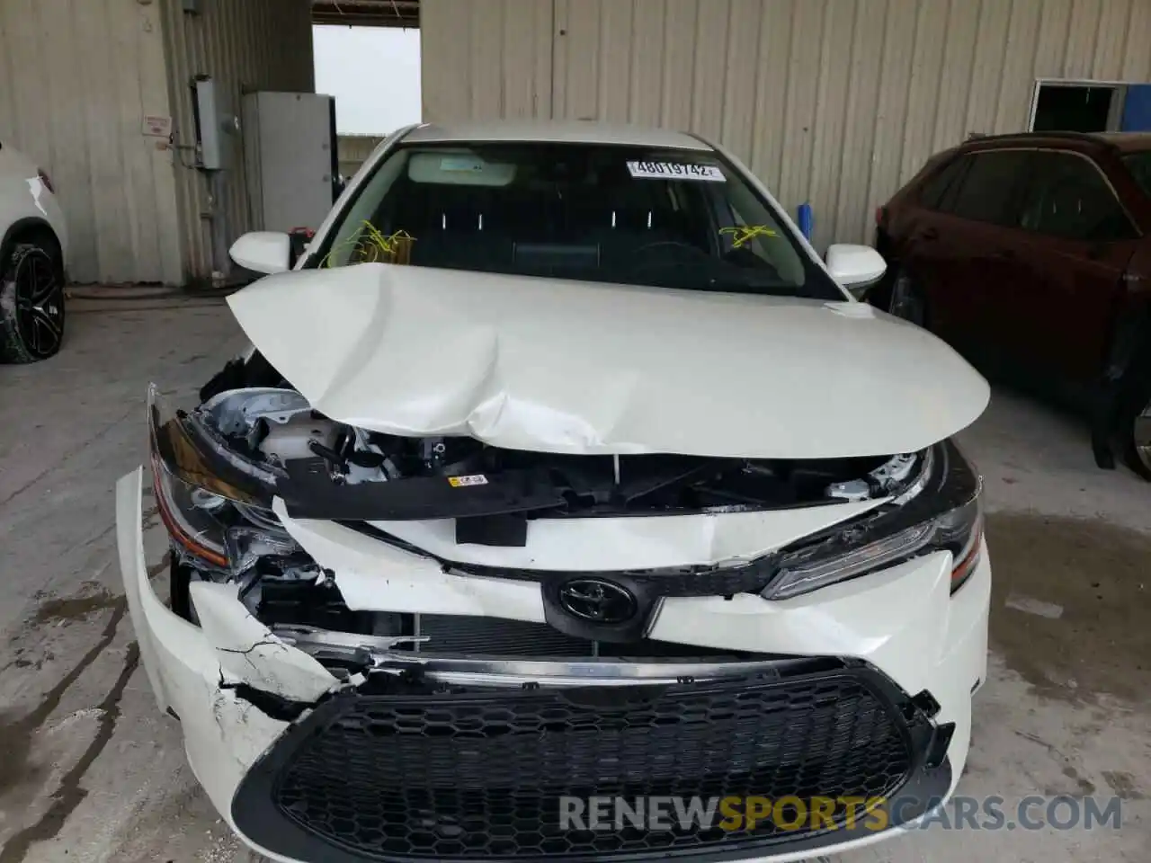 9 Photograph of a damaged car JTDEPMAE4MJ171336 TOYOTA COROLLA 2021