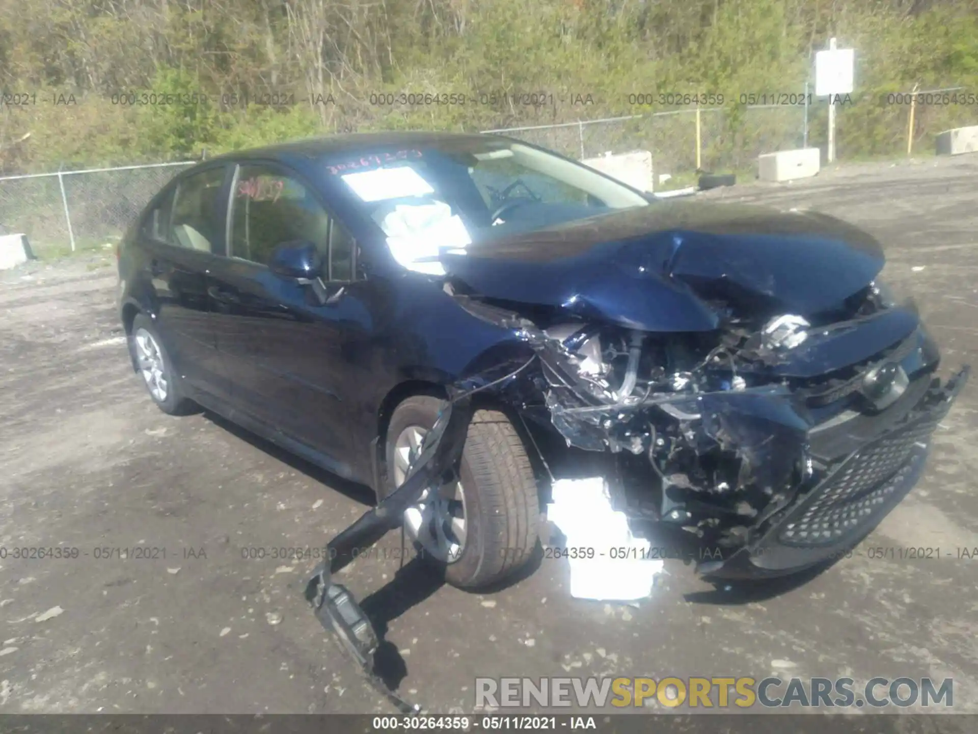 6 Photograph of a damaged car JTDEPMAE4MJ172454 TOYOTA COROLLA 2021