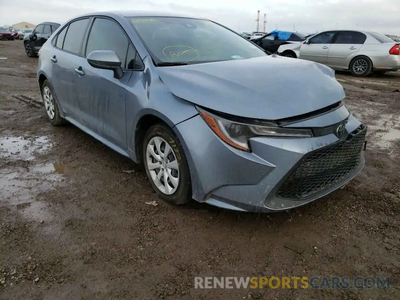 1 Photograph of a damaged car JTDEPMAE4MJ172602 TOYOTA COROLLA 2021