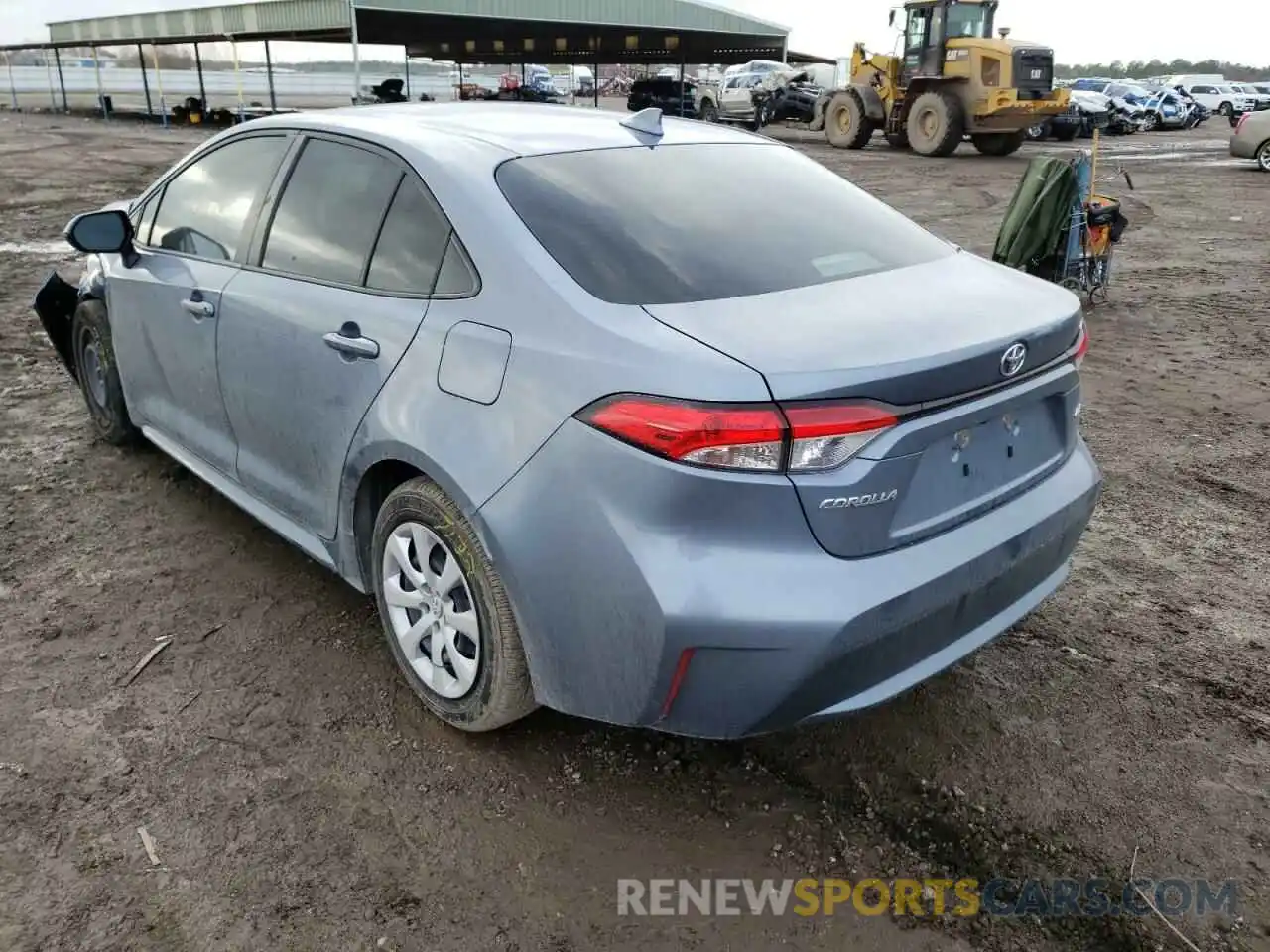 3 Photograph of a damaged car JTDEPMAE4MJ172602 TOYOTA COROLLA 2021