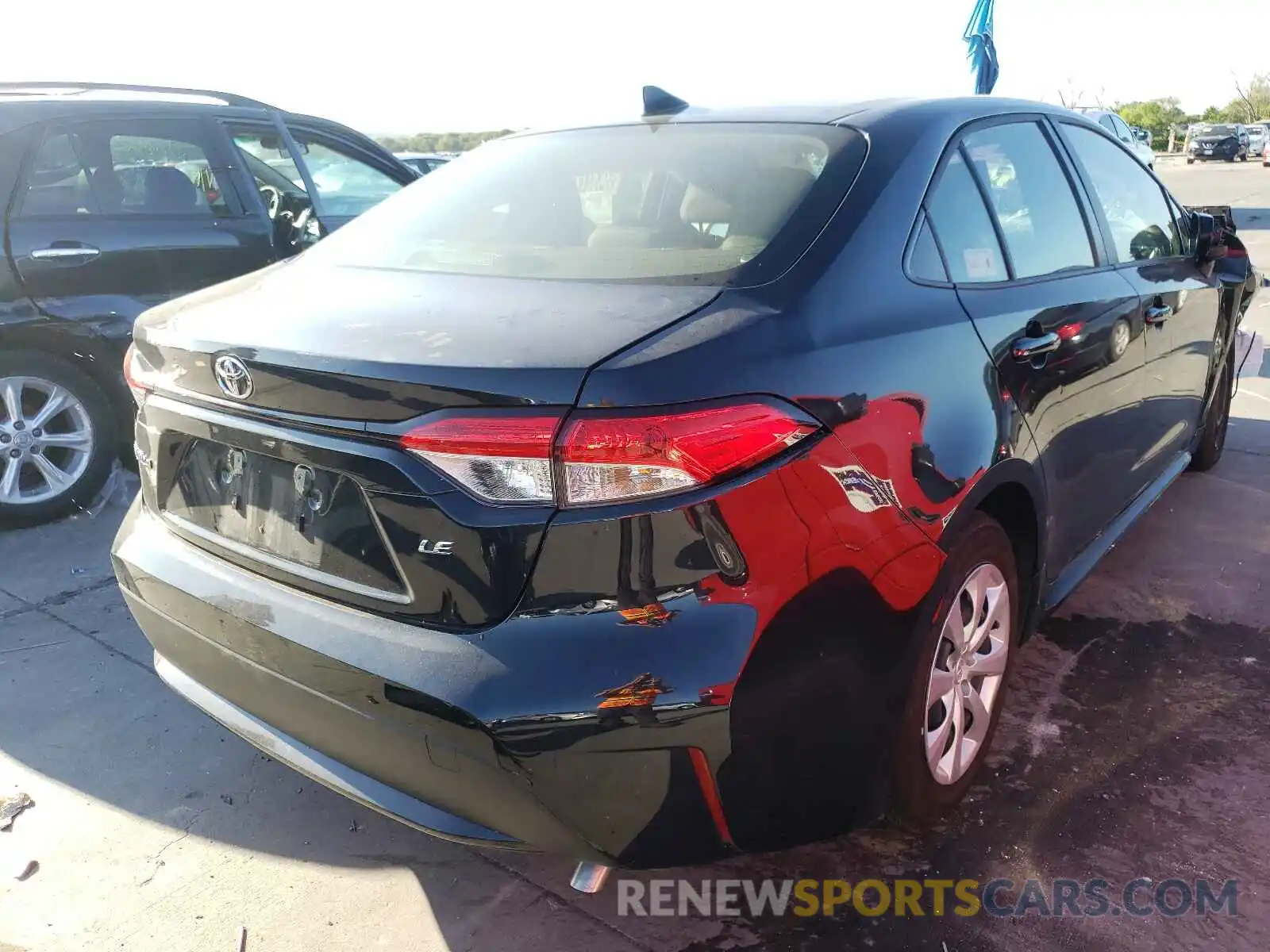 4 Photograph of a damaged car JTDEPMAE4MJ172678 TOYOTA COROLLA 2021