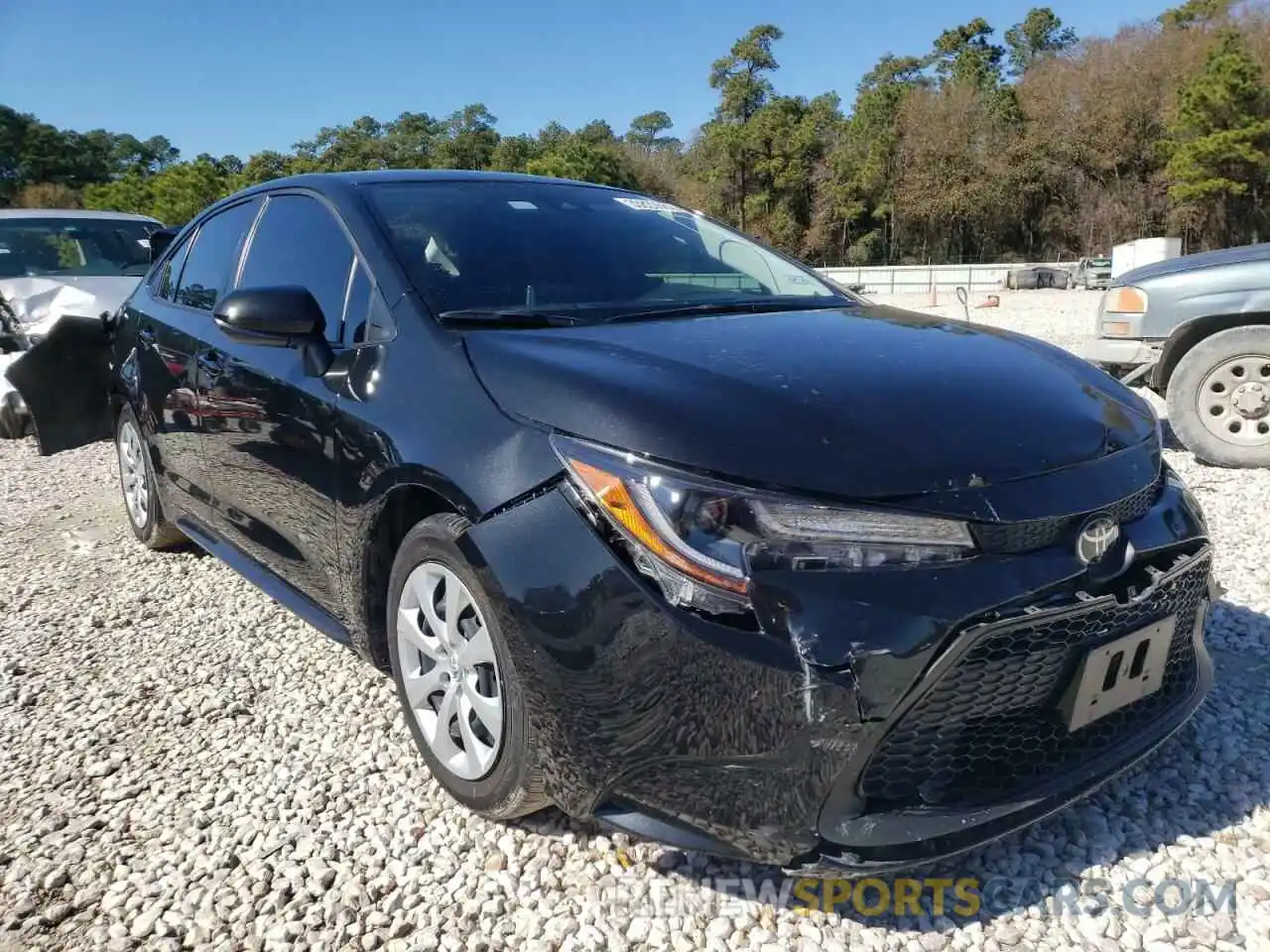 1 Photograph of a damaged car JTDEPMAE4MJ174009 TOYOTA COROLLA 2021