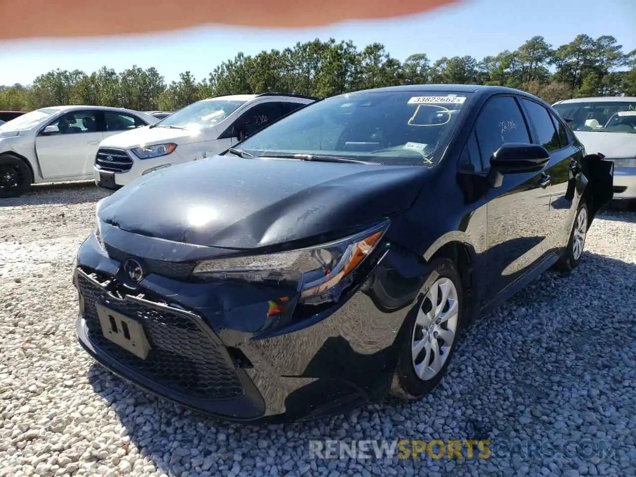 2 Photograph of a damaged car JTDEPMAE4MJ174009 TOYOTA COROLLA 2021