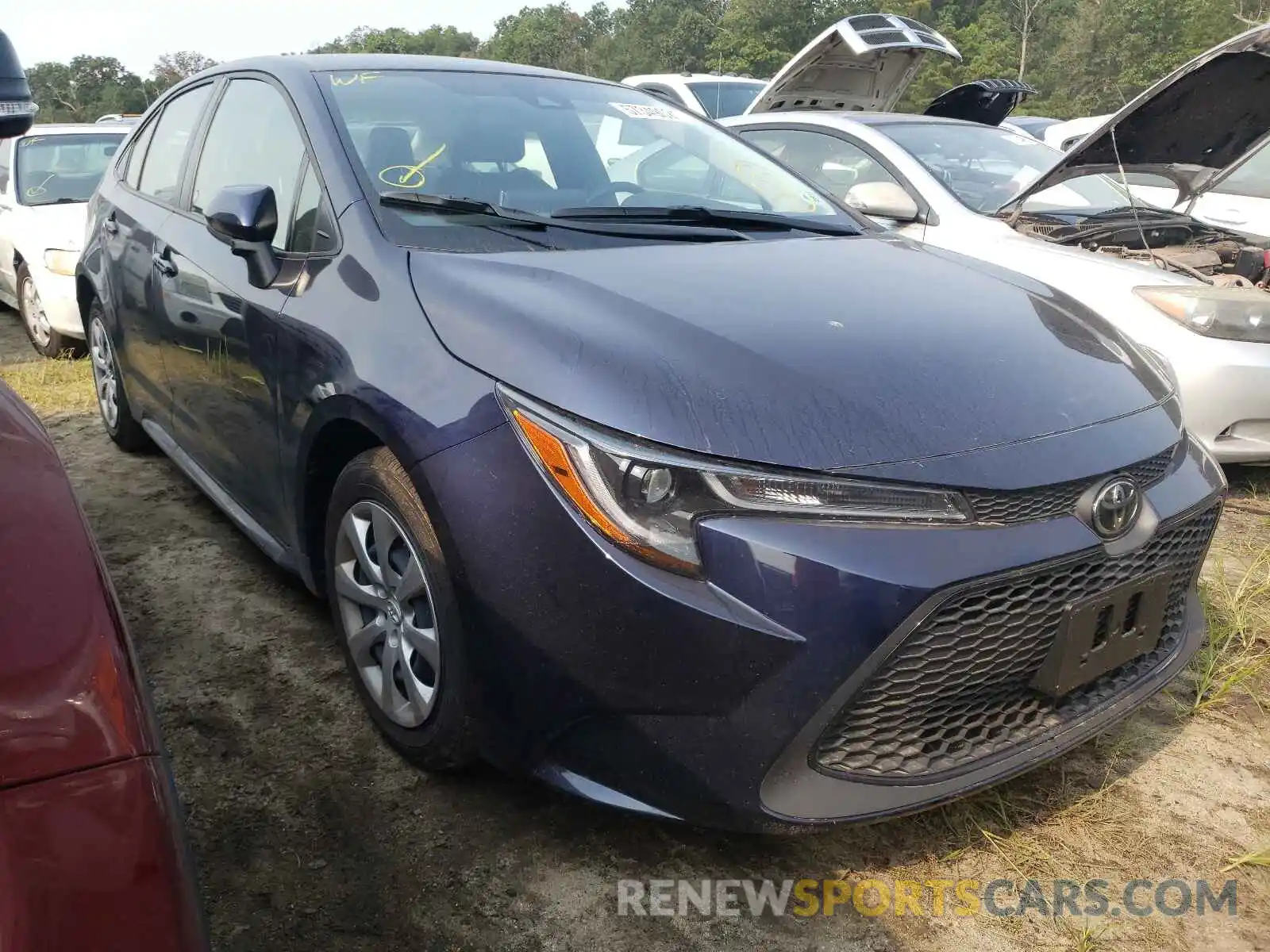 1 Photograph of a damaged car JTDEPMAE4MJ174429 TOYOTA COROLLA 2021