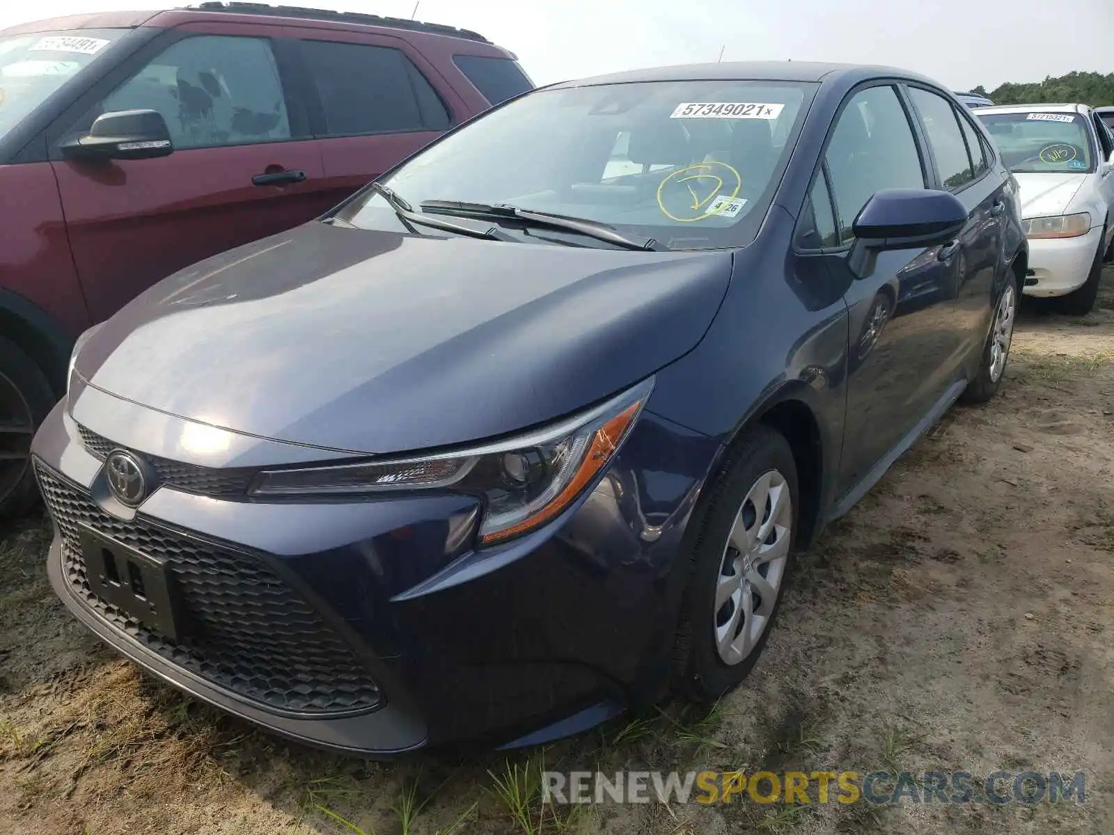 2 Photograph of a damaged car JTDEPMAE4MJ174429 TOYOTA COROLLA 2021