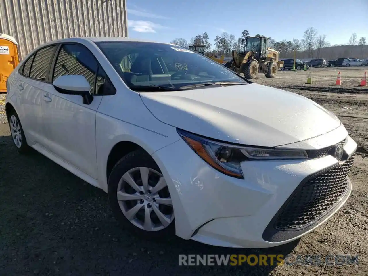 1 Photograph of a damaged car JTDEPMAE4MJ174866 TOYOTA COROLLA 2021