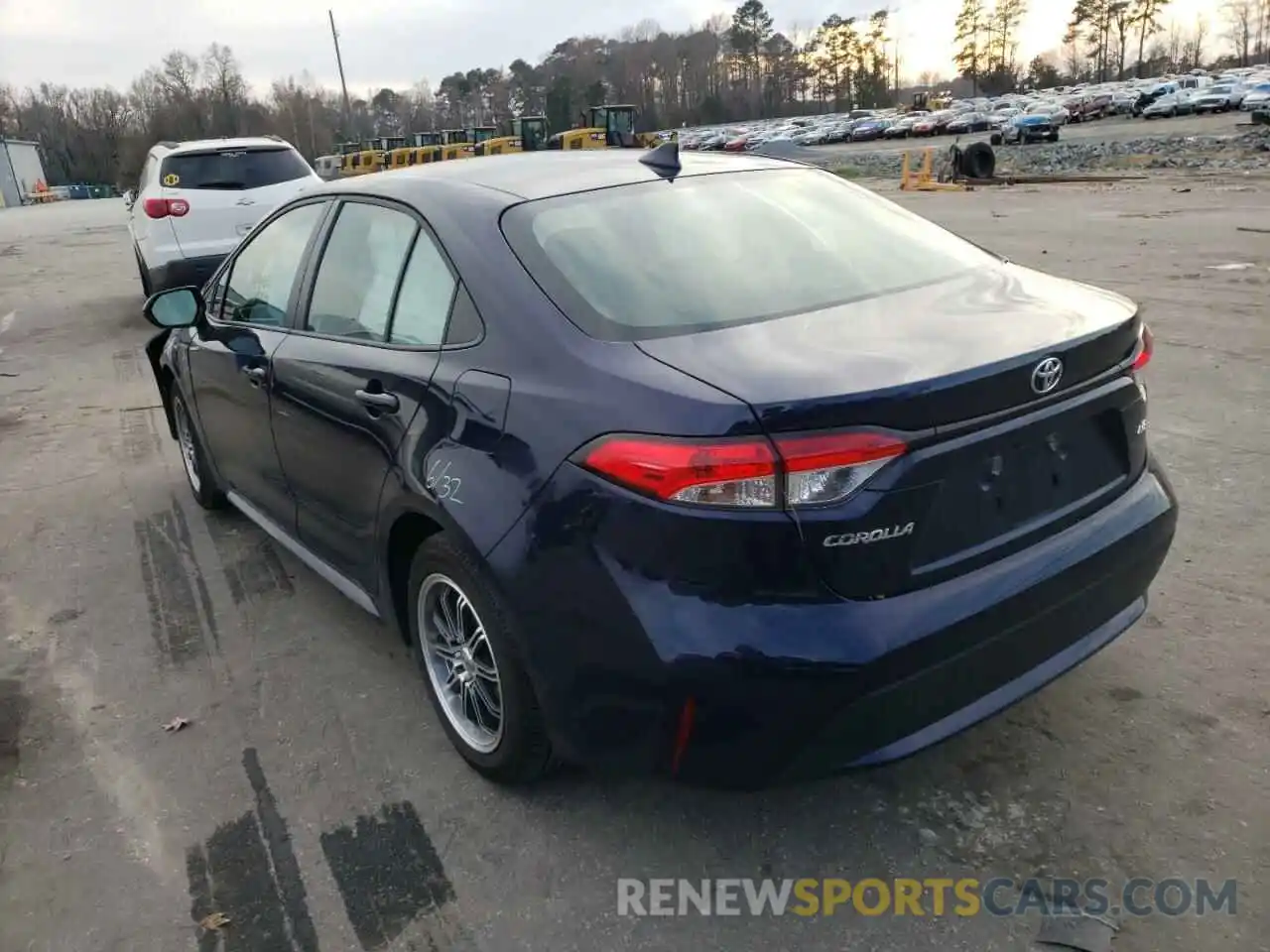 3 Photograph of a damaged car JTDEPMAE4MJ175287 TOYOTA COROLLA 2021