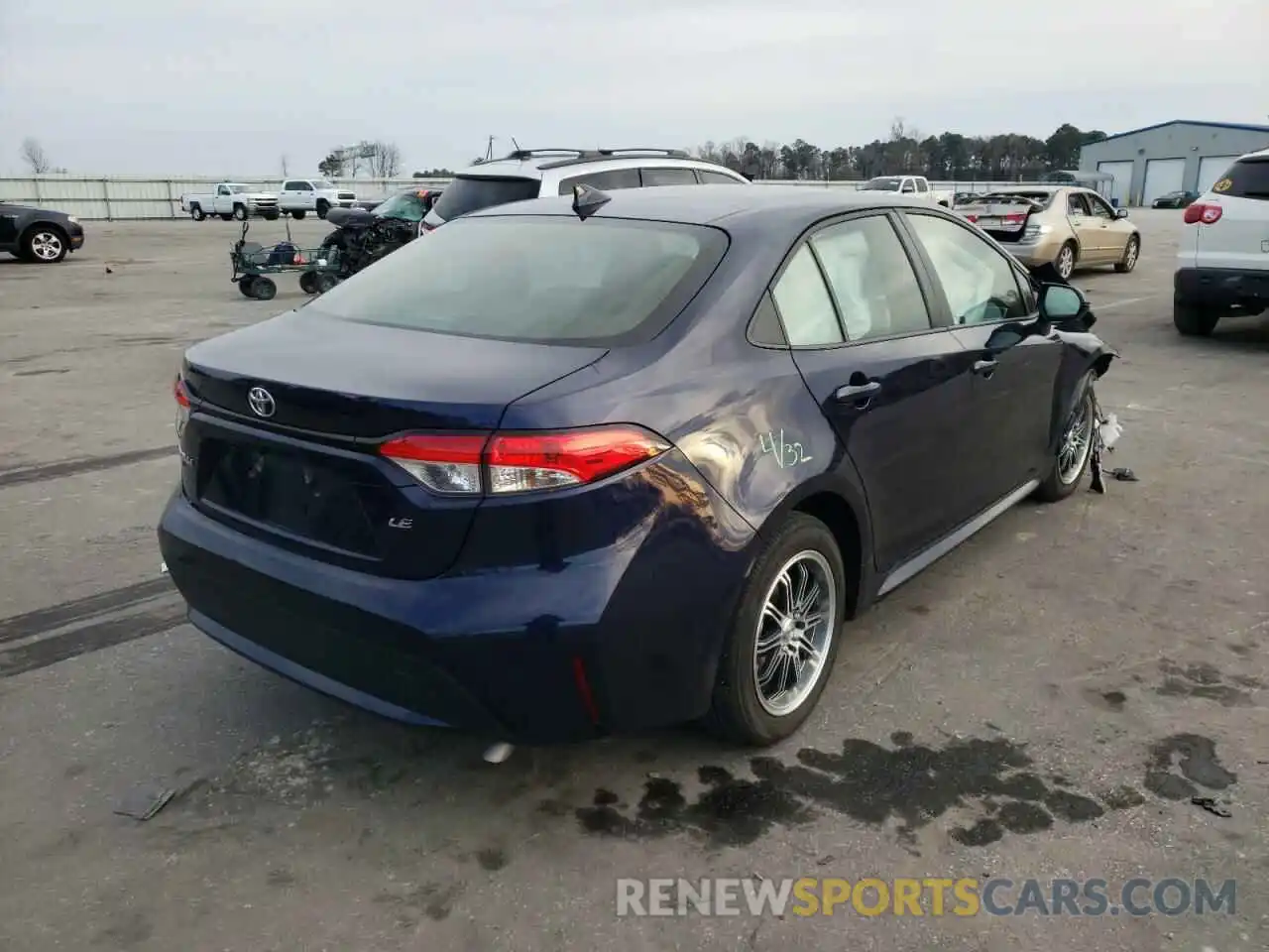 4 Photograph of a damaged car JTDEPMAE4MJ175287 TOYOTA COROLLA 2021