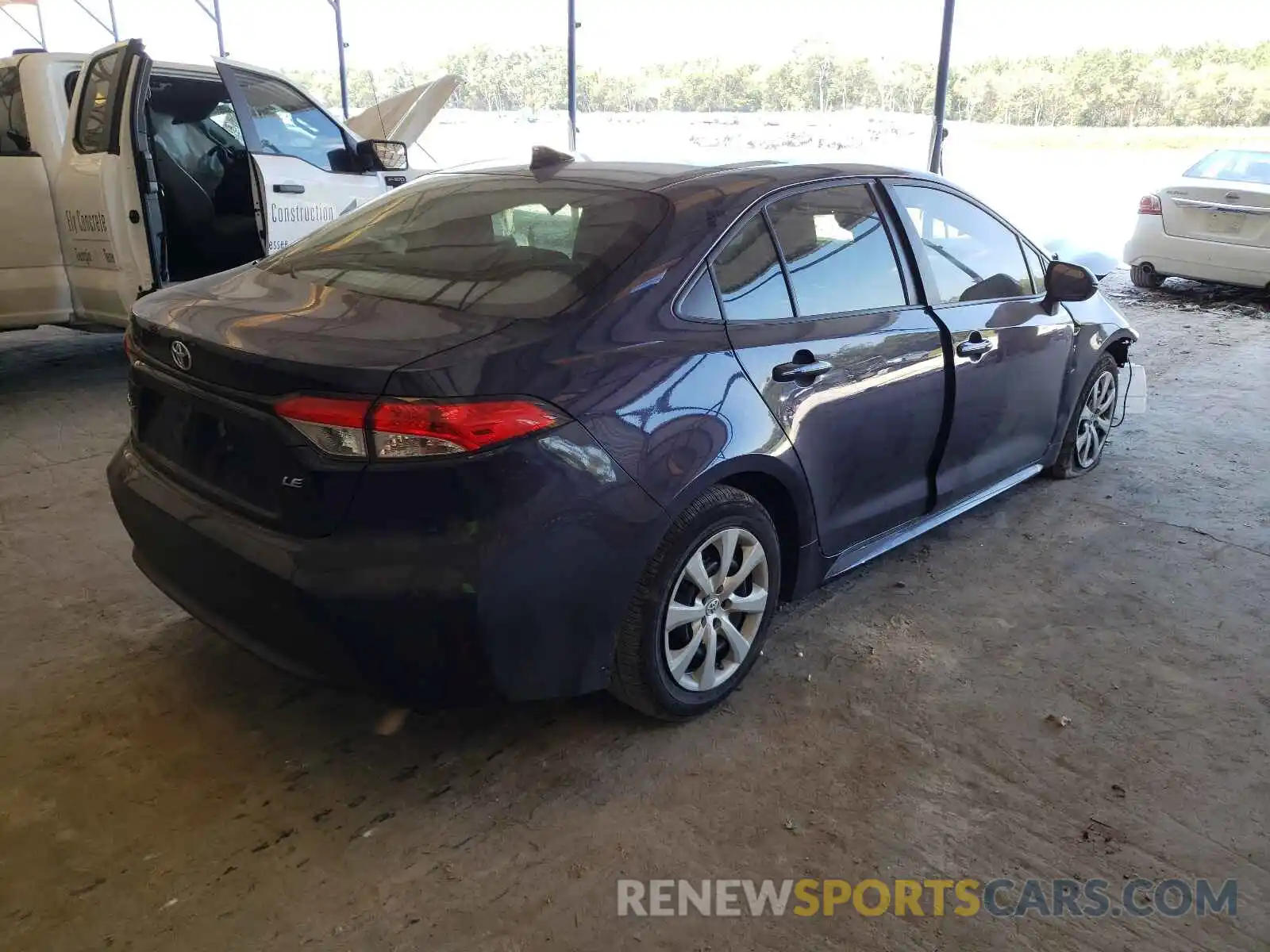 4 Photograph of a damaged car JTDEPMAE4MJ175452 TOYOTA COROLLA 2021