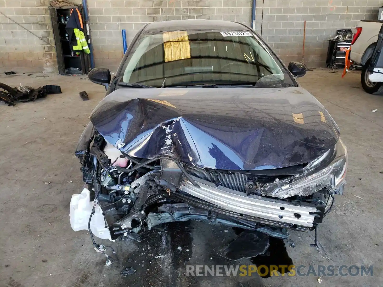 9 Photograph of a damaged car JTDEPMAE4MJ175452 TOYOTA COROLLA 2021