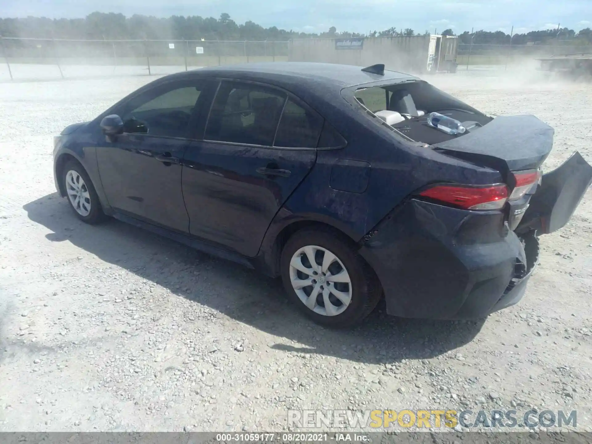 3 Photograph of a damaged car JTDEPMAE4MJ176813 TOYOTA COROLLA 2021