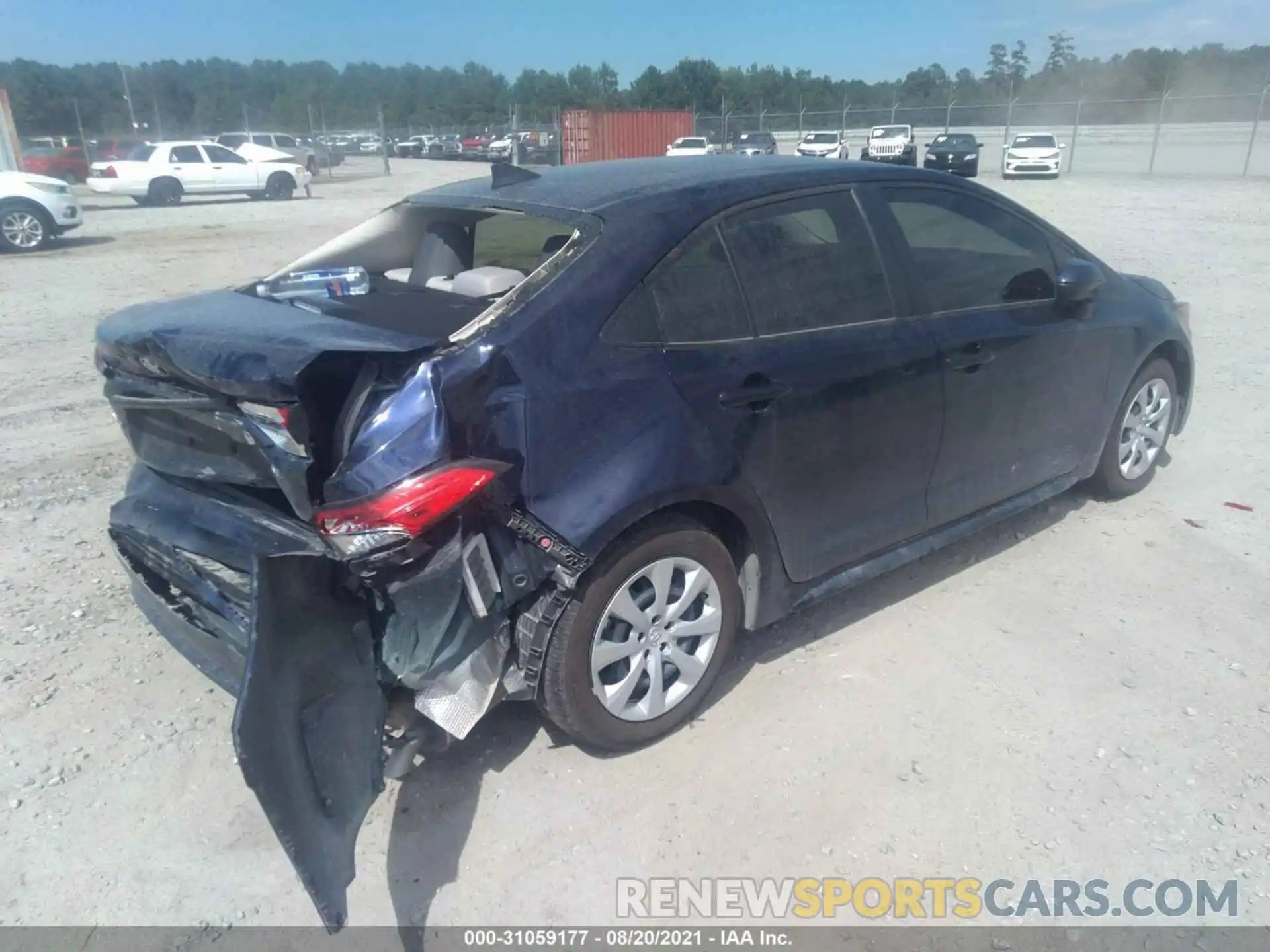 4 Photograph of a damaged car JTDEPMAE4MJ176813 TOYOTA COROLLA 2021