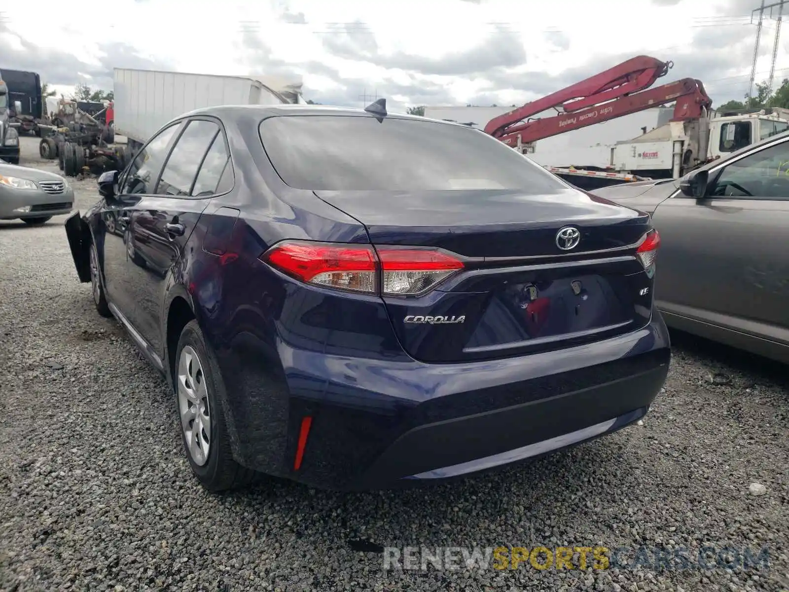 3 Photograph of a damaged car JTDEPMAE4MJ176830 TOYOTA COROLLA 2021