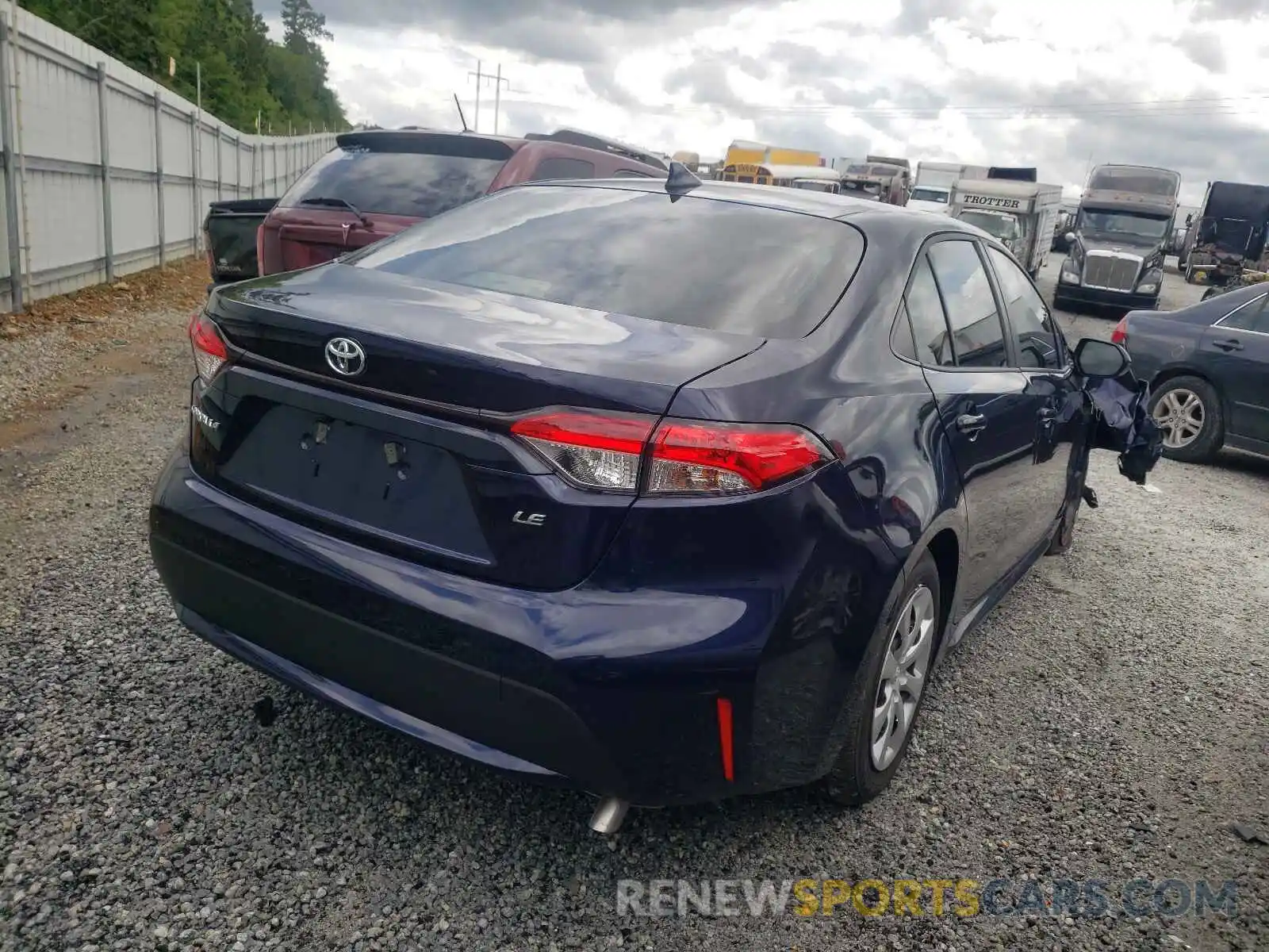 4 Photograph of a damaged car JTDEPMAE4MJ176830 TOYOTA COROLLA 2021