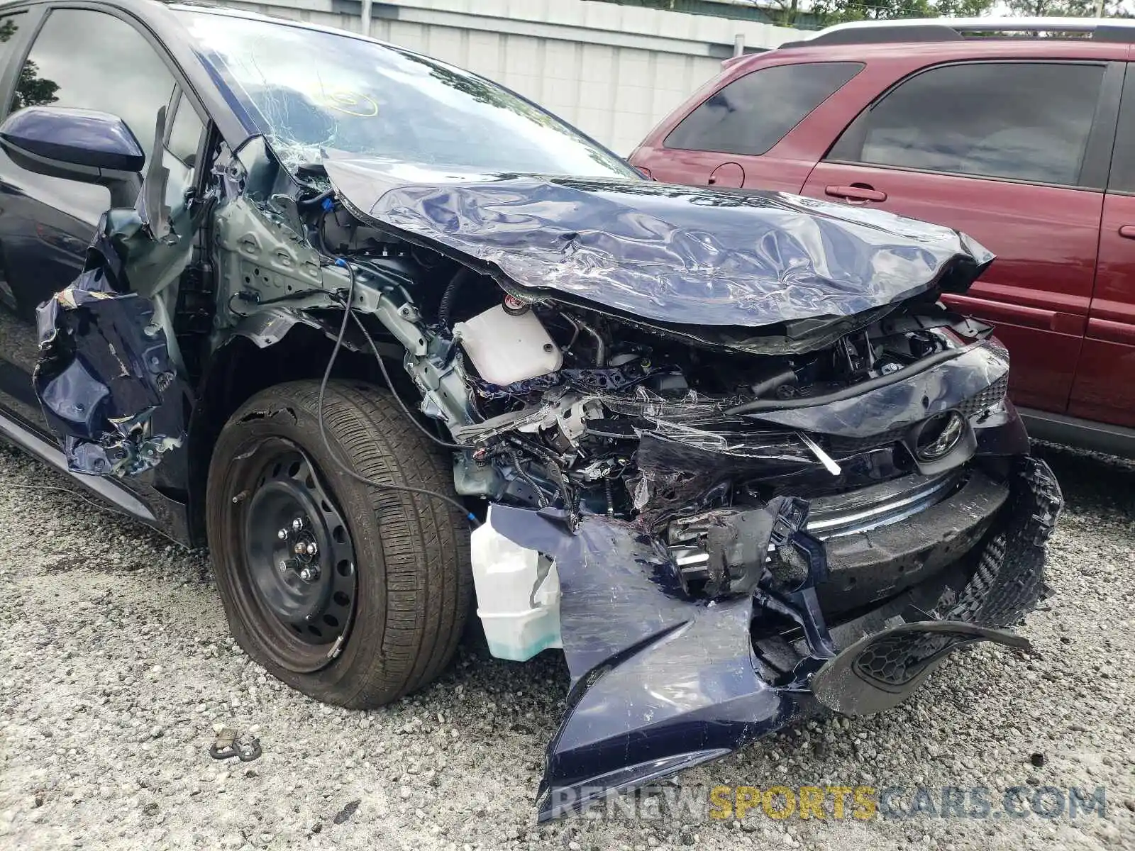 9 Photograph of a damaged car JTDEPMAE4MJ176830 TOYOTA COROLLA 2021