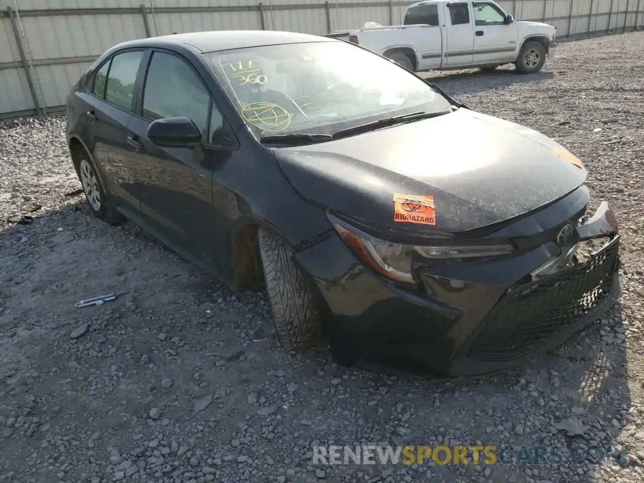 1 Photograph of a damaged car JTDEPMAE4MJ177346 TOYOTA COROLLA 2021